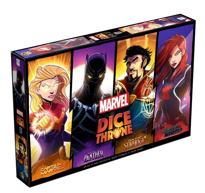 Lucky Duck Games Marvel Dice Throne - Captain Marvel/Black Panther/Doctor Strange/Black Widow VF