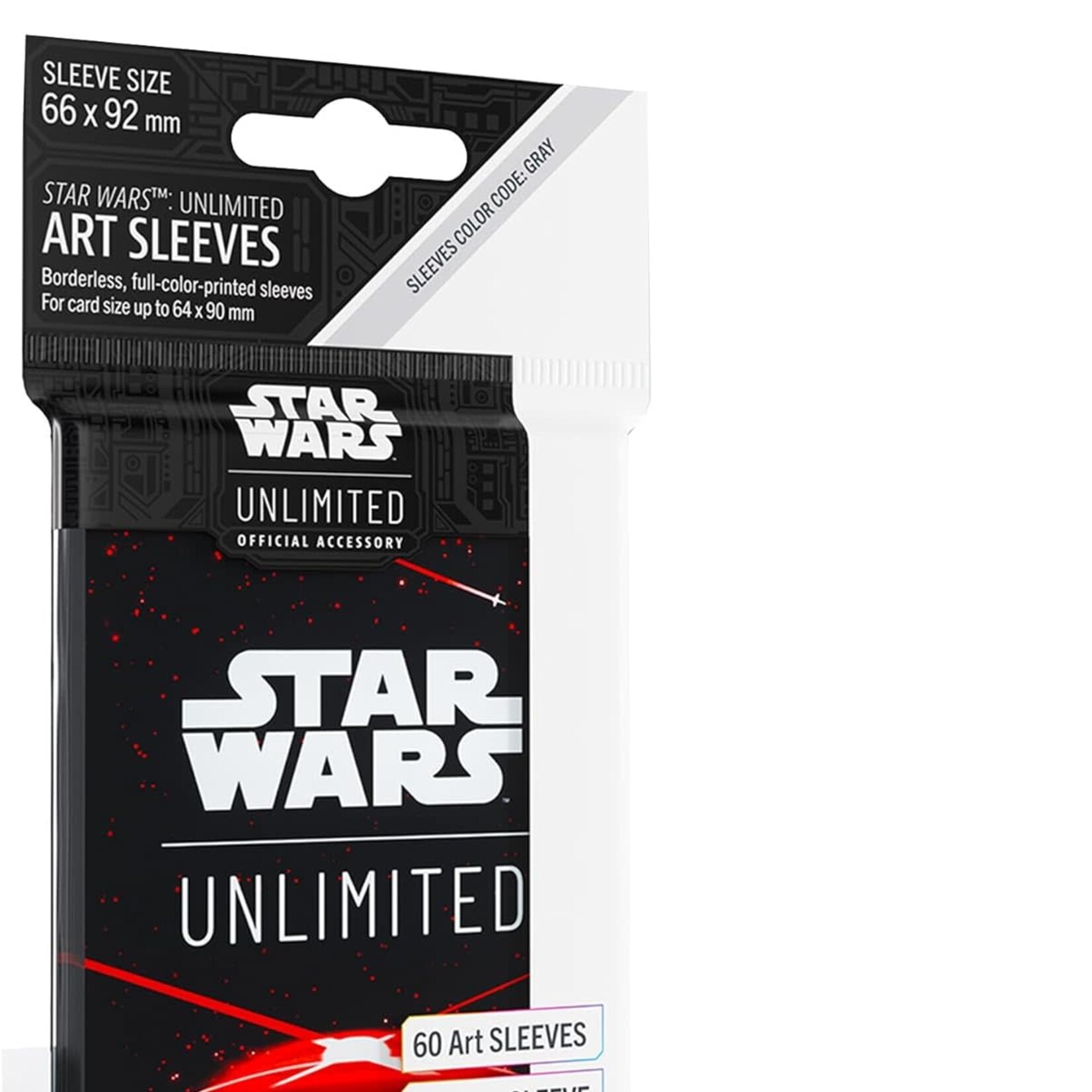 Gamegenic Gamegenic - Star Wars Unlimited - Sleeve Space Red