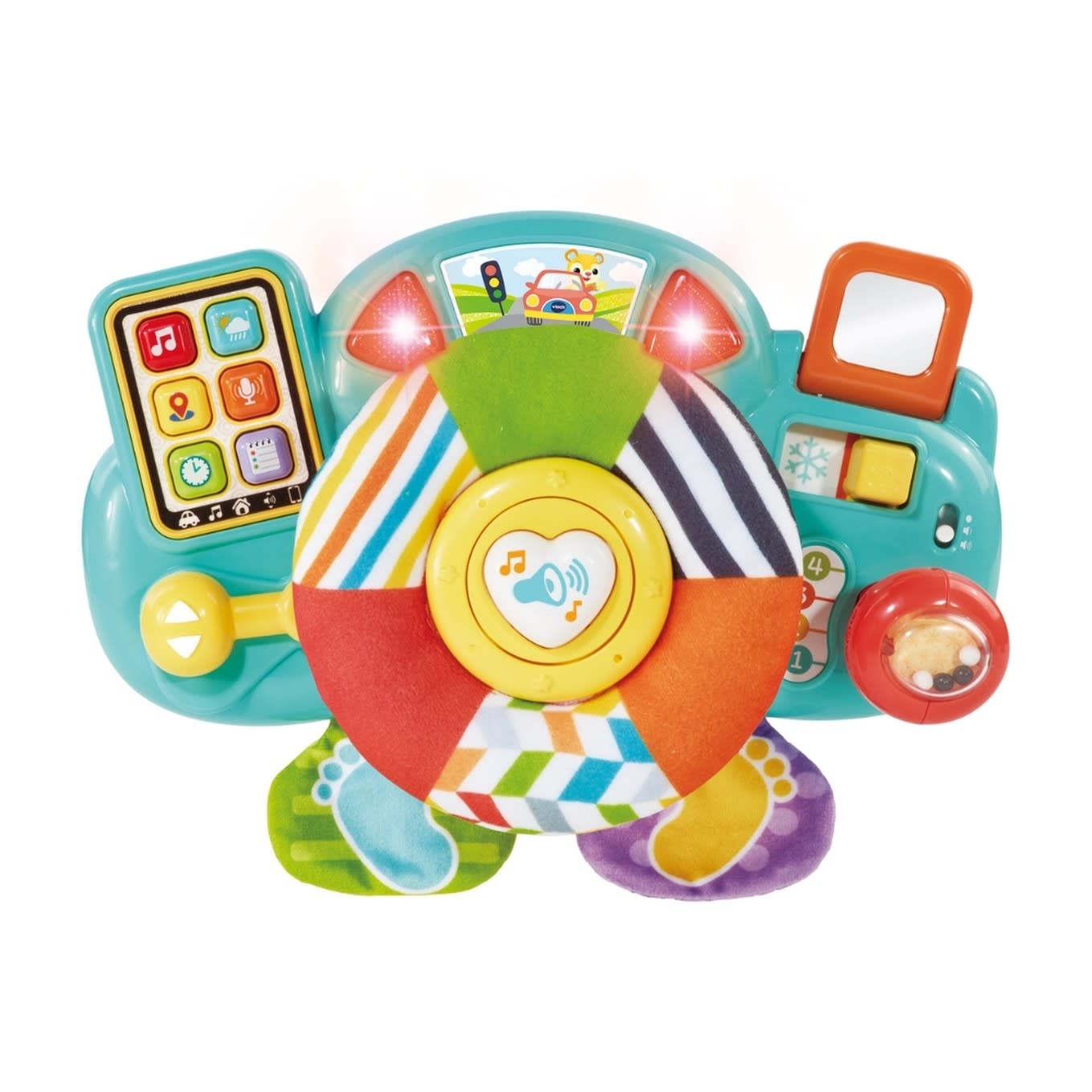 Vtech 80-614204 Rolli Panier à Provisions à Roulettes - Jouet Interactif 2 En 1 Avec Scanner, Exclusivité
