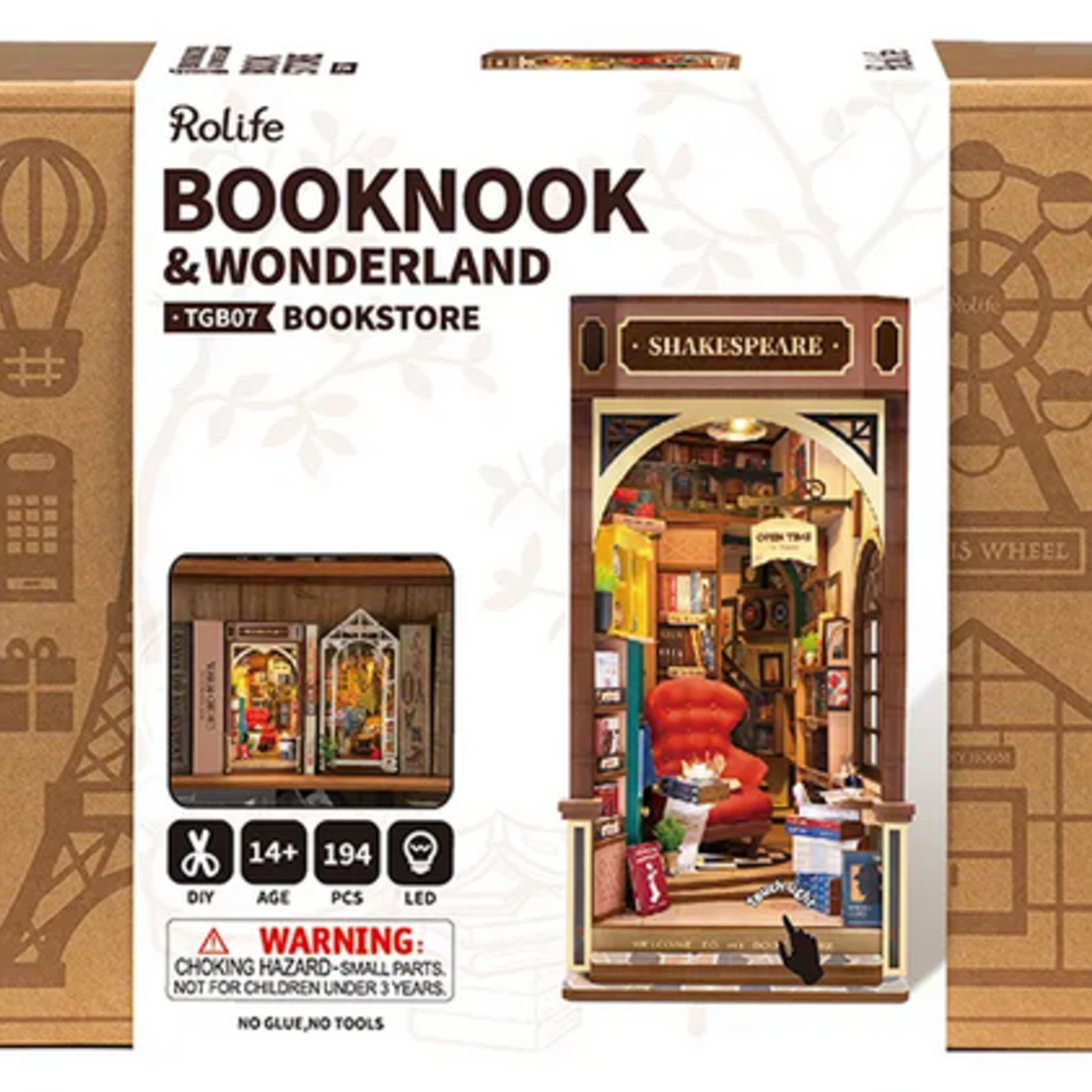 Robotime Rolife - Book nook & Wonderland - Bookstore