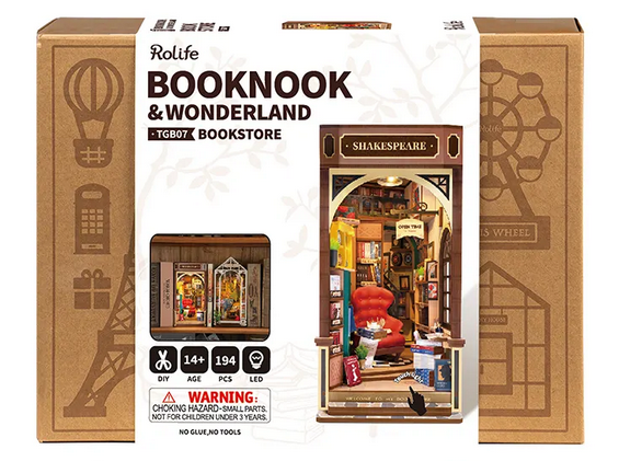 Robotime Rolife - Book nook & Wonderland - Bookstore