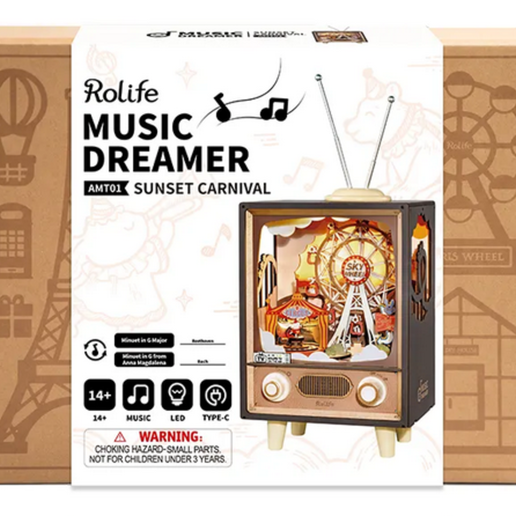 Robotime Rolife - Music Dreamer - Sunset Carnival