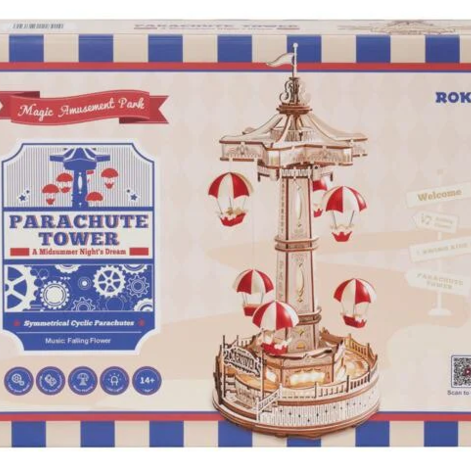 Robotime Rokr - Magic Amusement Park - Parachute Tower