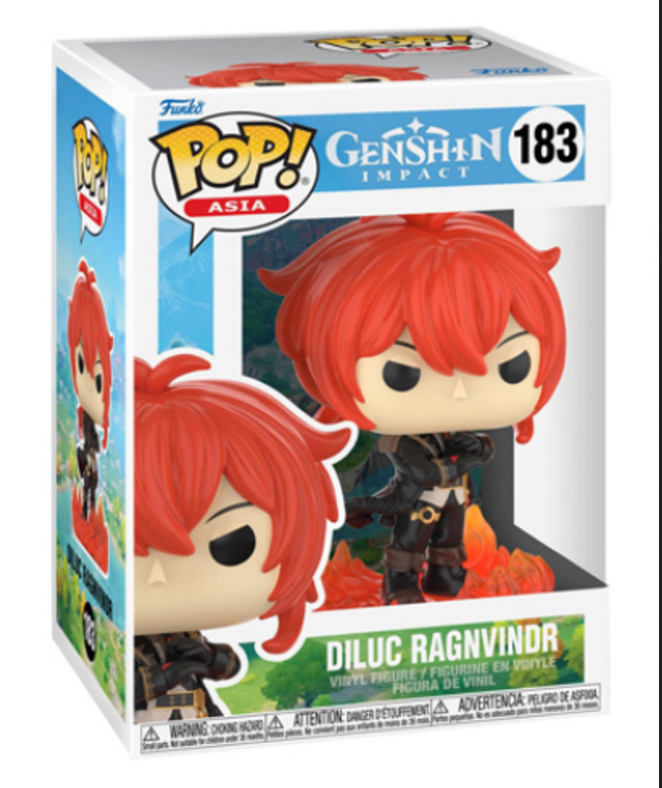 Funko Pop! Genshin Impact 183 - Diluc Ragnvindr