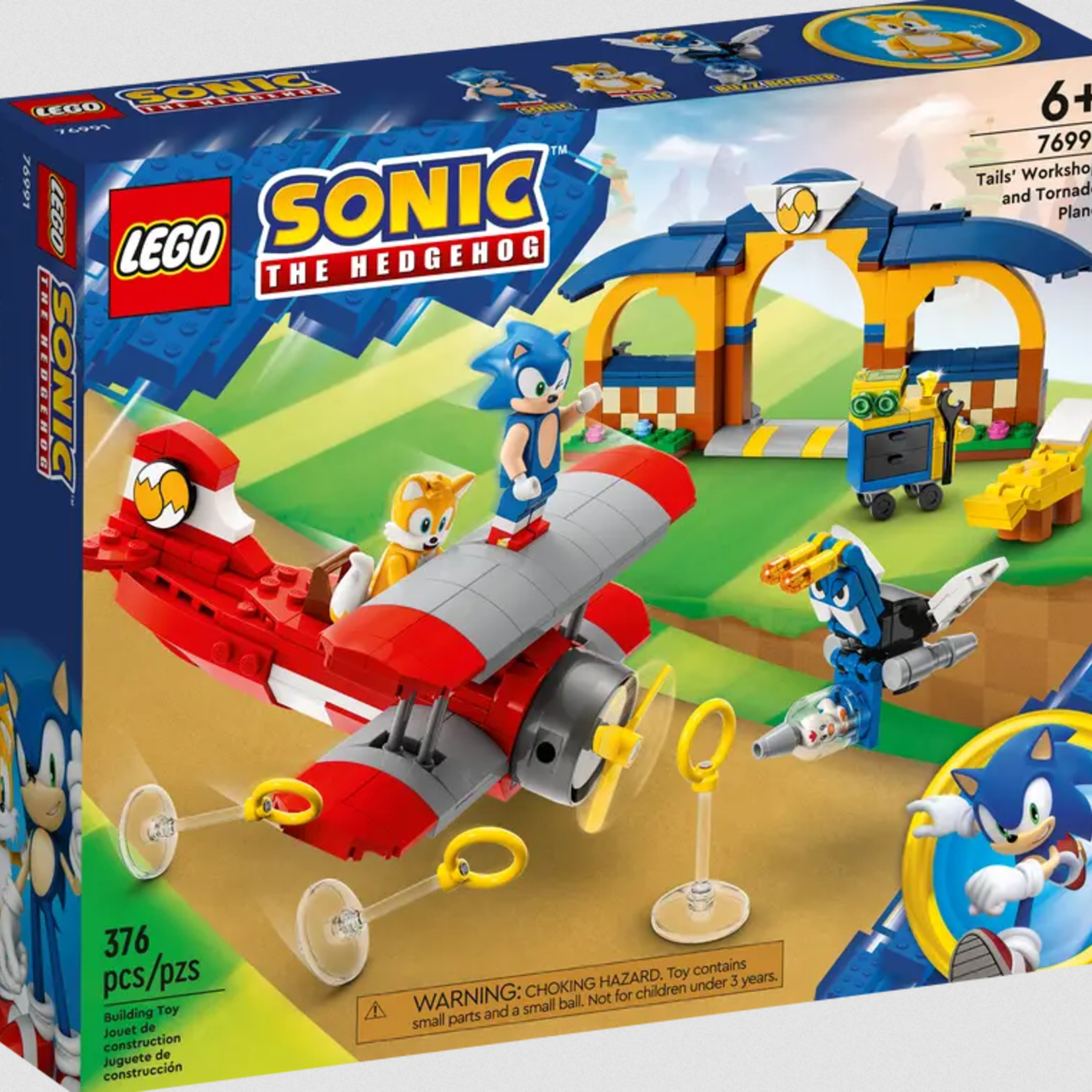 Lego Lego 76991 Sonic - Le labo de Tails et l’avion Tornado