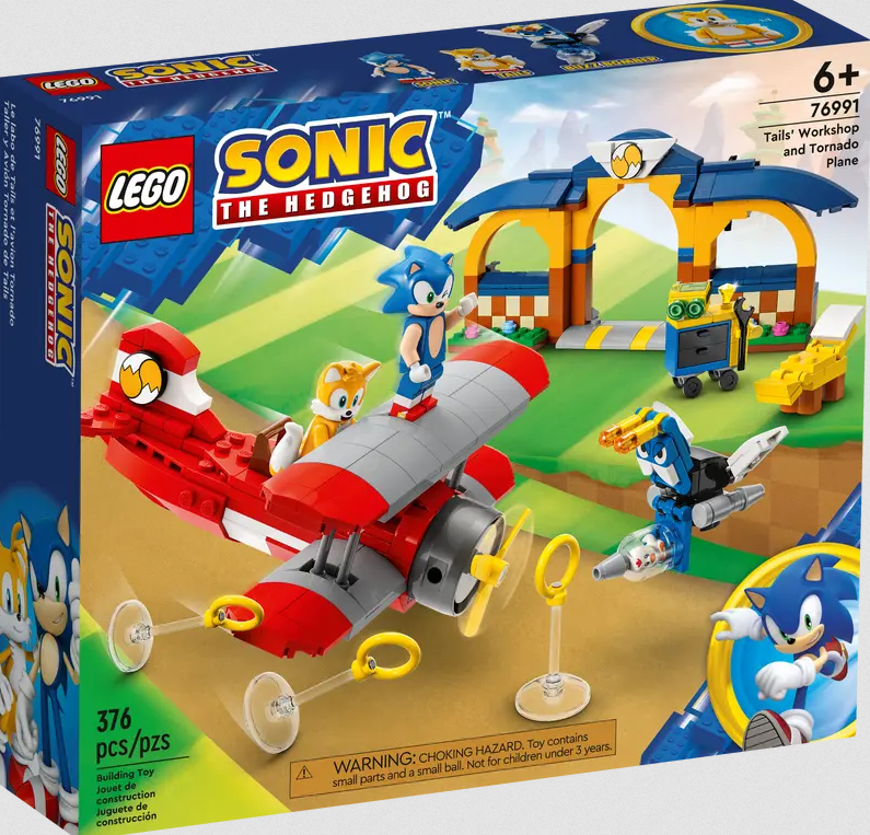 Lego Lego 76991 Sonic - Le labo de Tails et l’avion Tornado