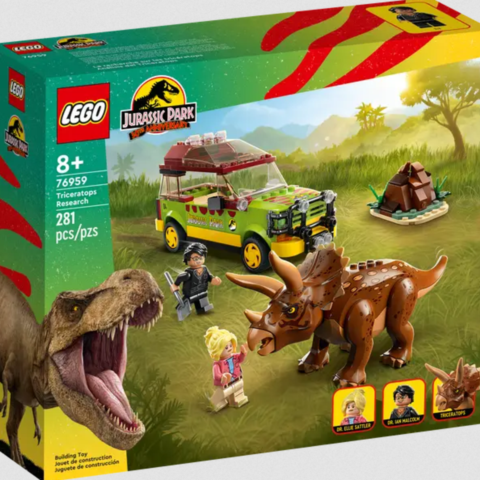 Lego Lego 76959 Jurassic Park - La recherche sur les tricératops