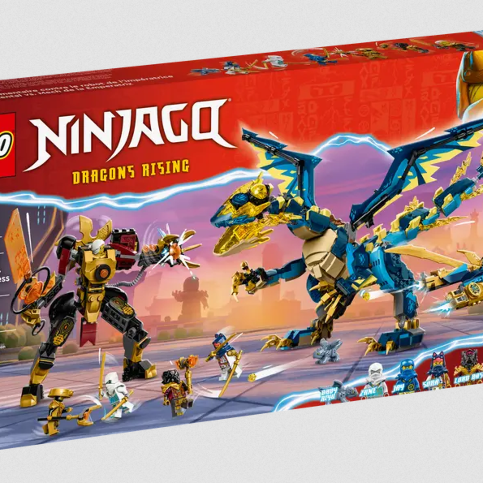 Lego Lego 71796 Ninjago - Le dragon élémentaire contre le robot de l’impératrice