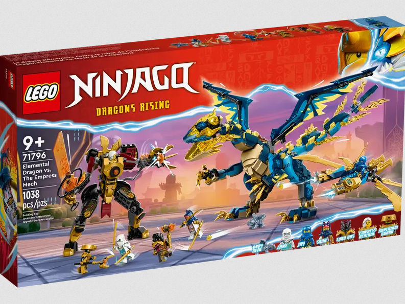 Lego Lego 71796 Ninjago - Le dragon élémentaire contre le robot de l’impératrice