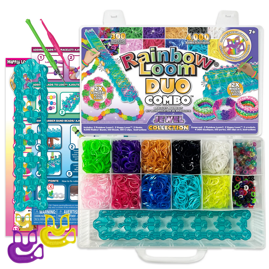 Rainbowloom Rainbow Loom Duo Combo 4000 pieces