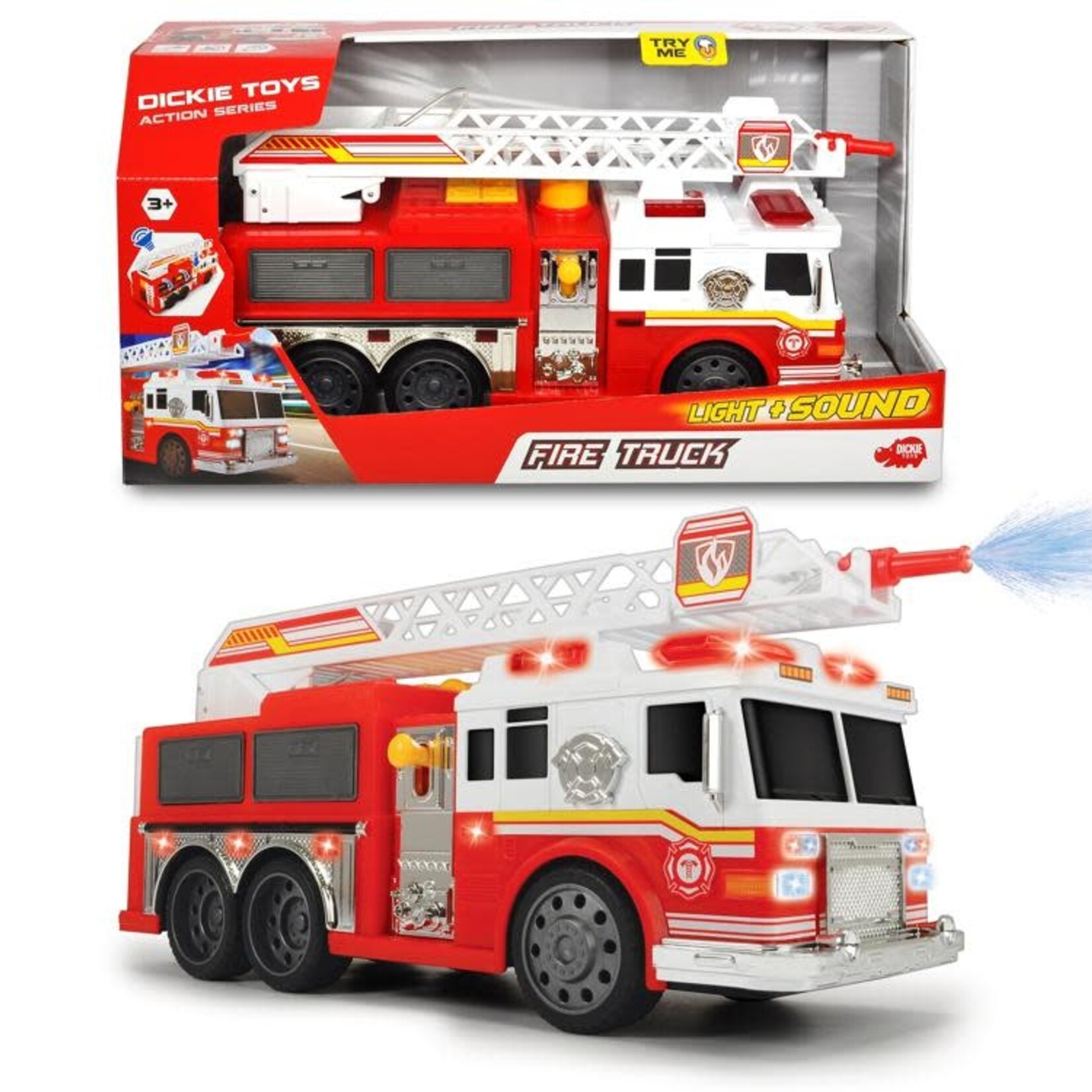 Dickie Toys City Heroes - Camion de pompier son et lumiere