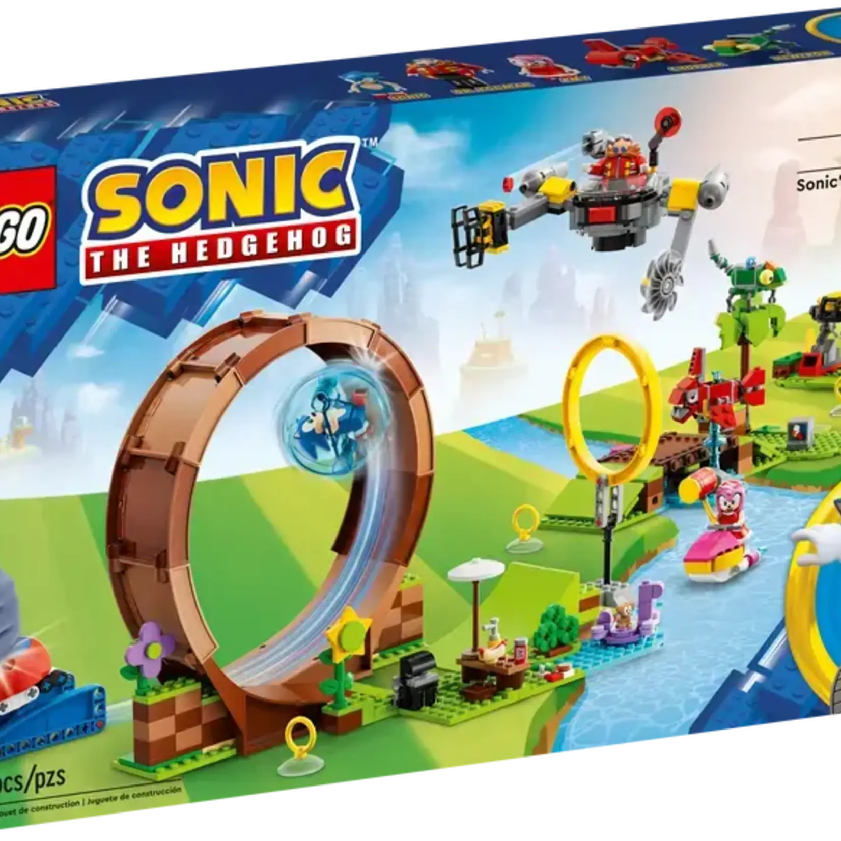 Lego 76994 Sonic the Hedgehog - Défi de la boucle de Green Hill Zone de Sonic