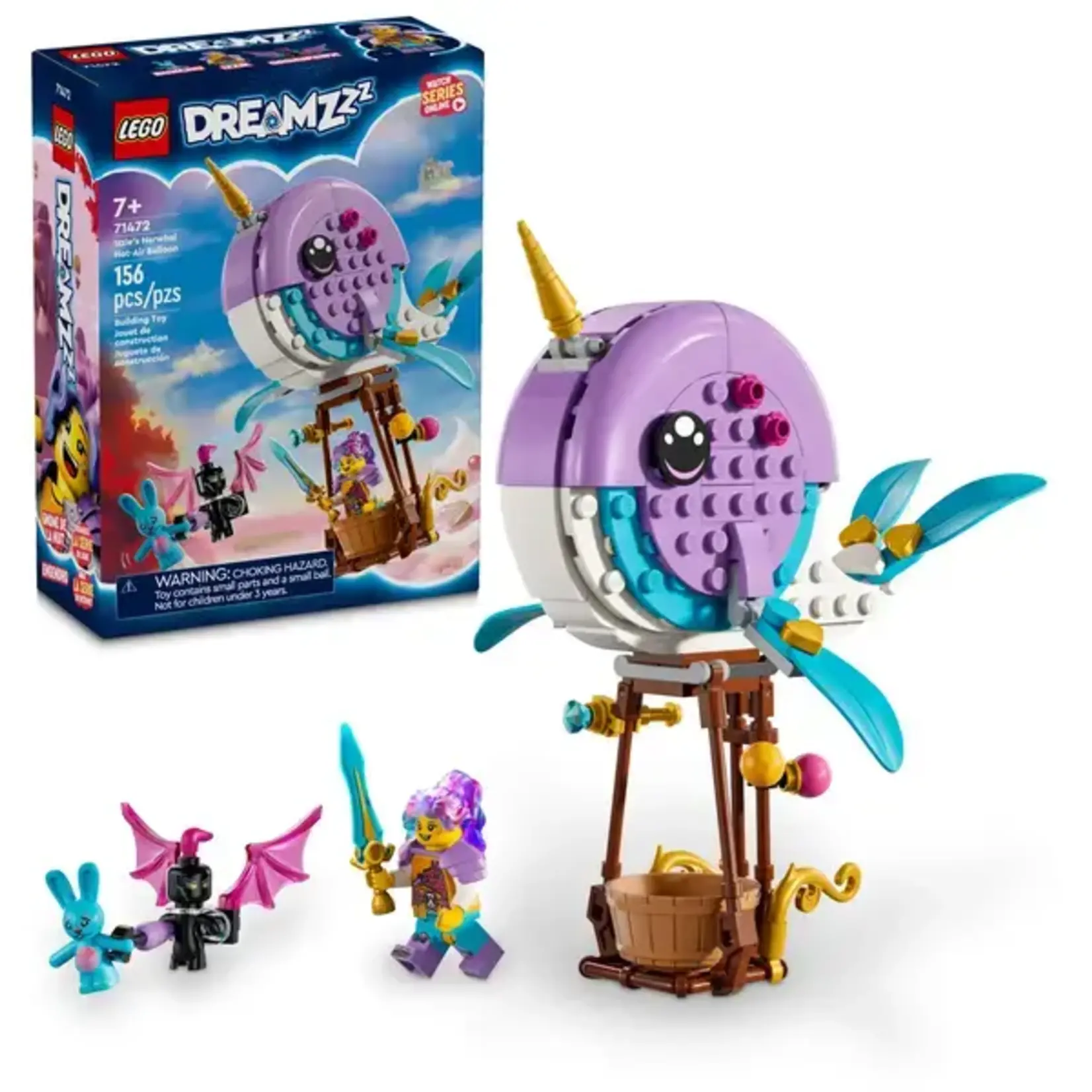 Lego Lego 71472 Dreamzzz - La montgolfière en forme de narval d’Izzie