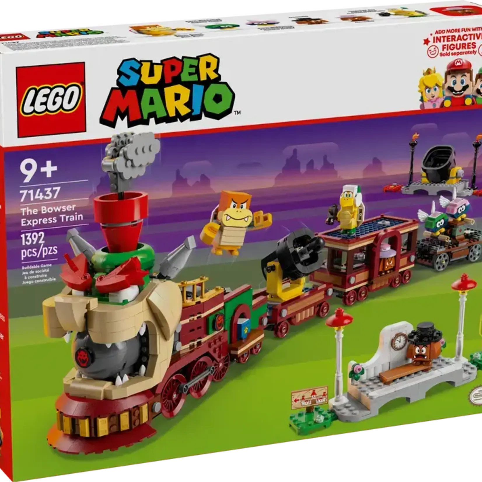 Lego Lego 71437 Super-Mario - Le train Bowser Express