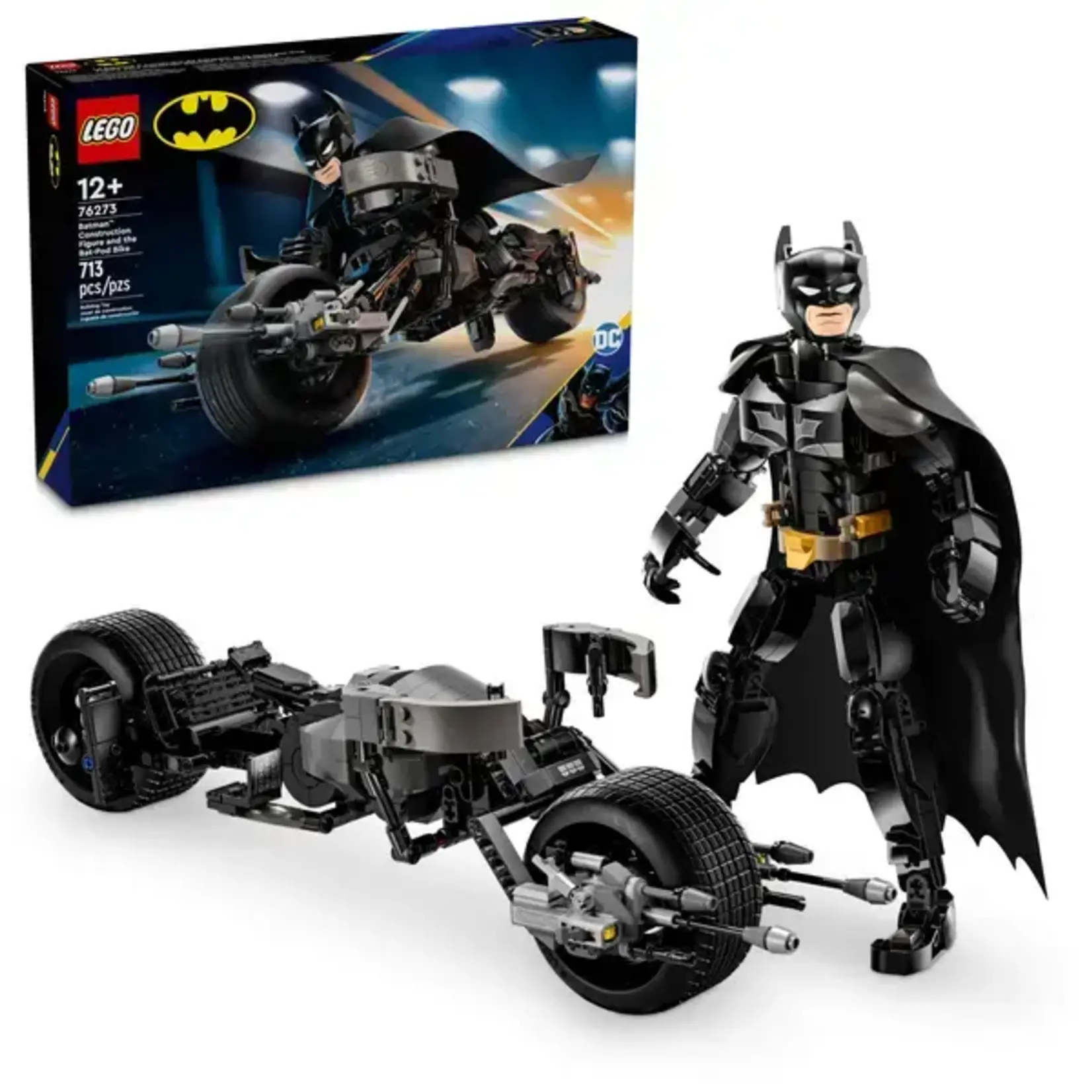 Lego Lego 76273 Batman - La figurine à construire de Batman™ et la moto Bat-Pod