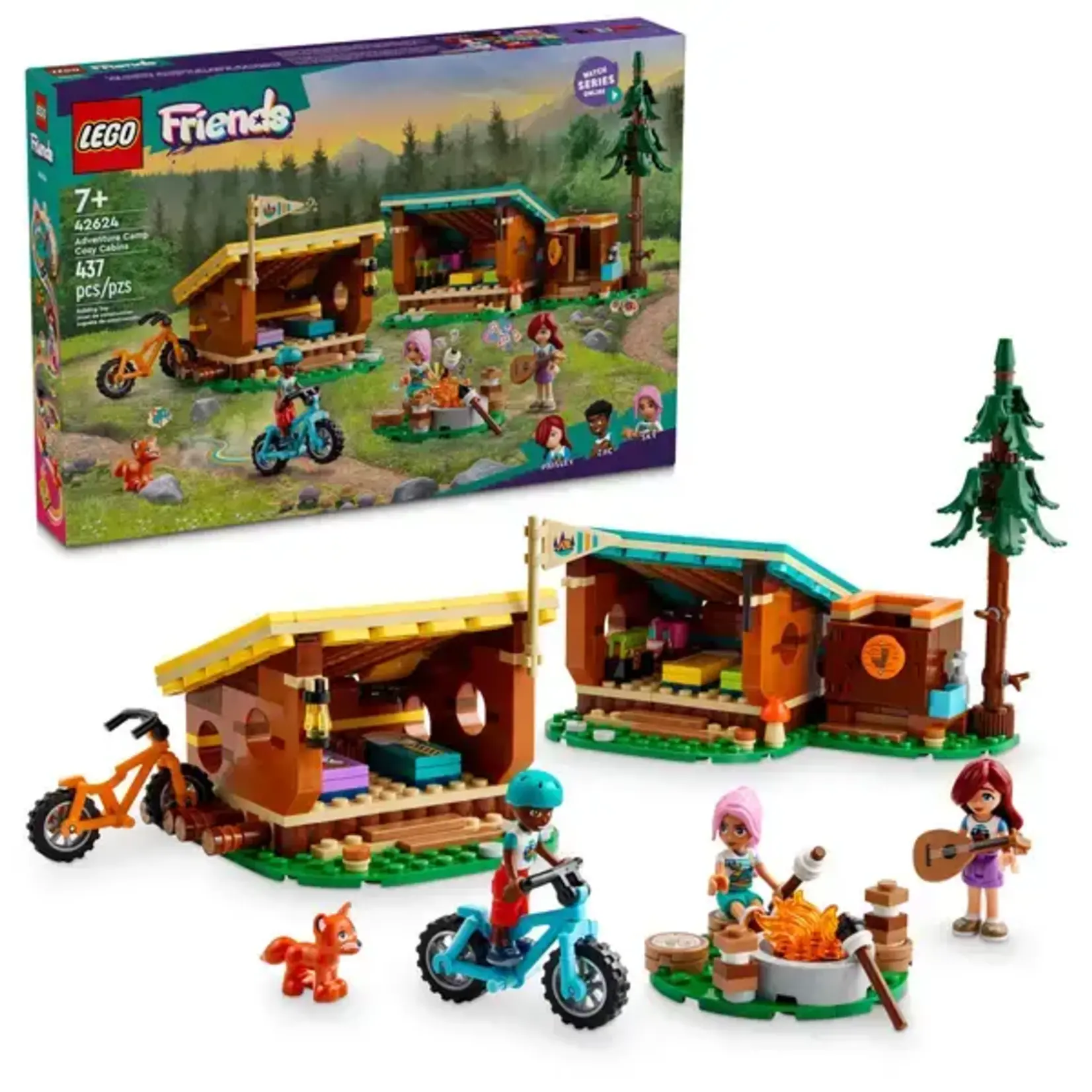 Lego Lego 42624 Les chalets douillets du camp d’aventure