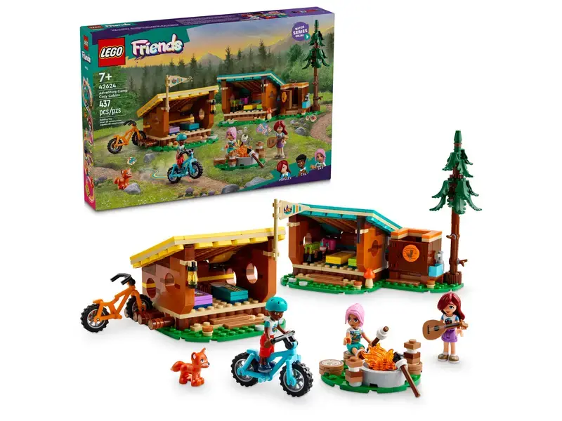 Lego Lego 42624 Les chalets douillets du camp d’aventure