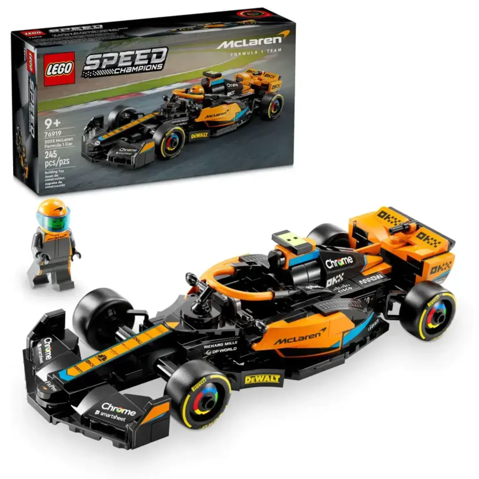 Lego Lego 76919 Speed Champions - La voiture de course de Formule 1 McLaren 2023
