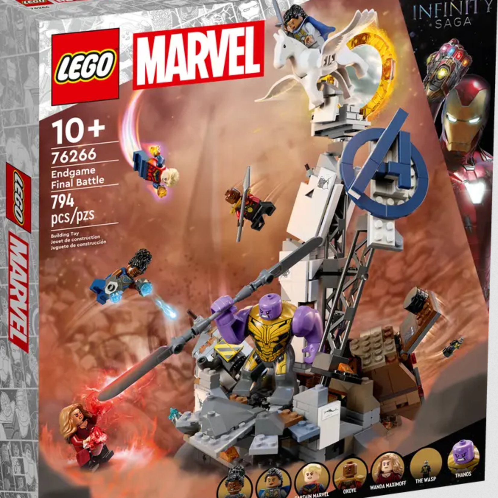 Lego Lego 76266 Marvel - Phase finale - Le dernier combat