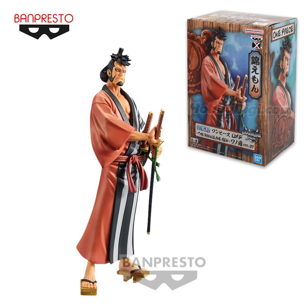 Banpresto Banpresto - One Piece - The Grandline Men Vol.27 Cranenking Figure - Kinemon