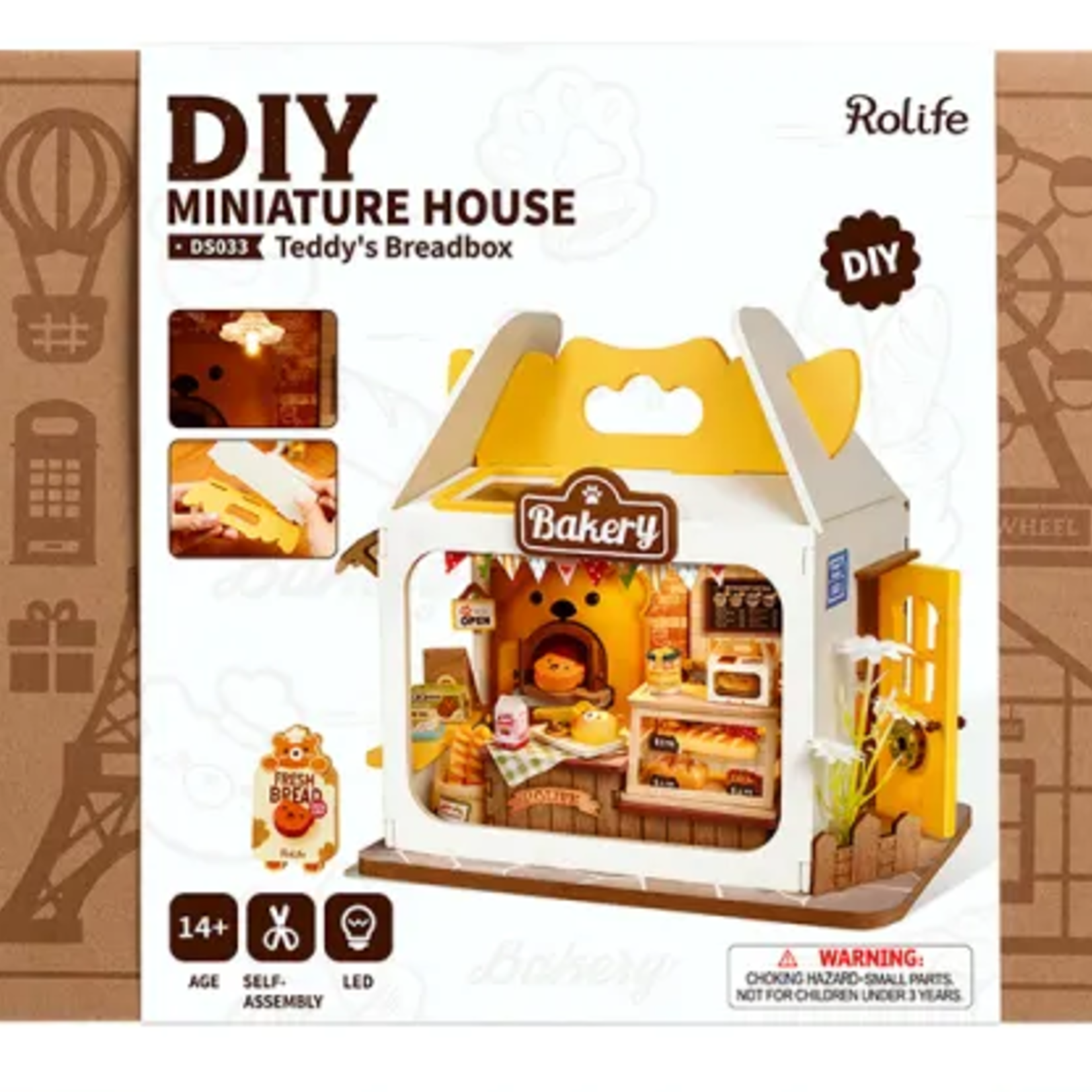 rolife Rolife - DIY Miniature House - Teddy's Breadbox