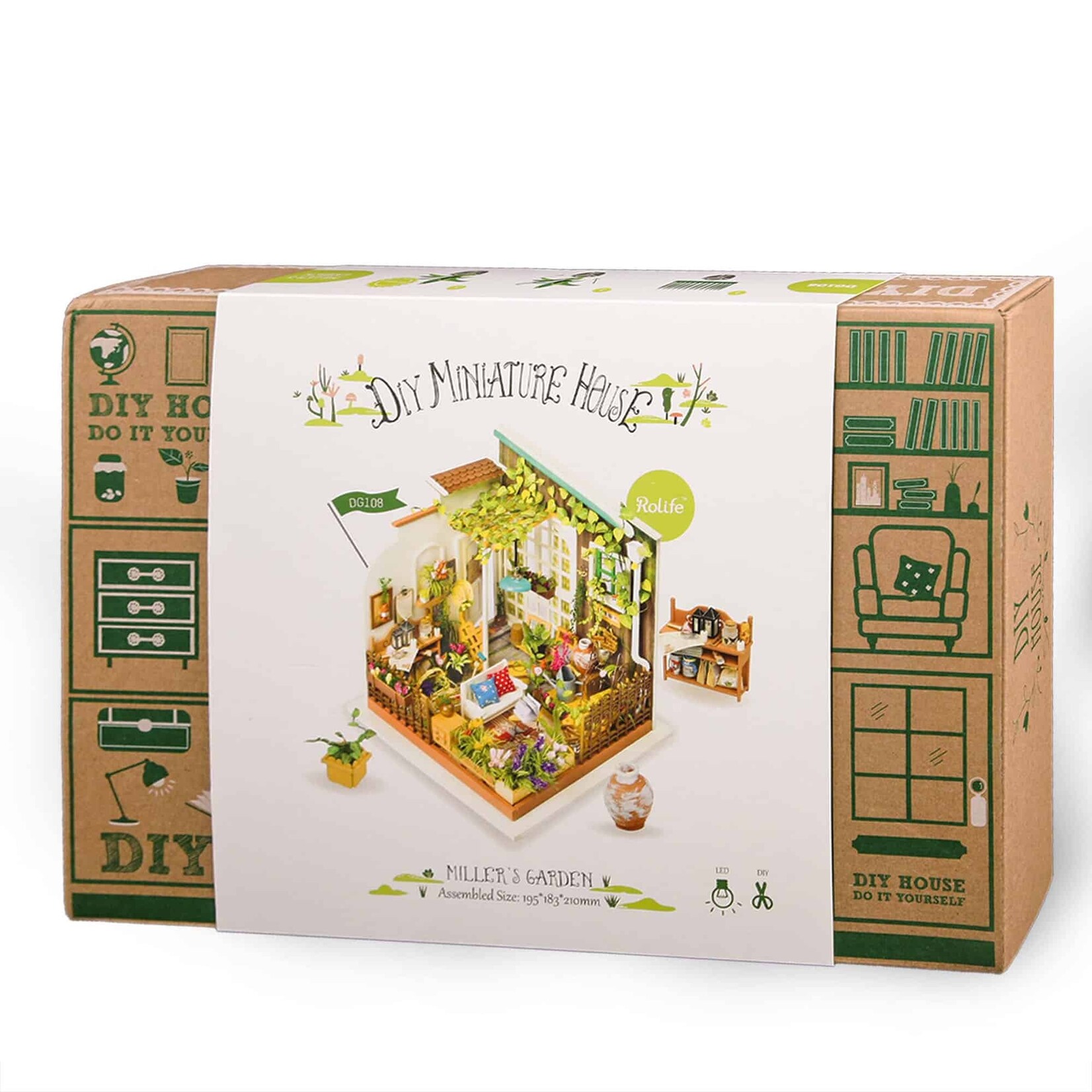 Robotime Rolife DG108 - DIY Miniature House : Miller's Garden