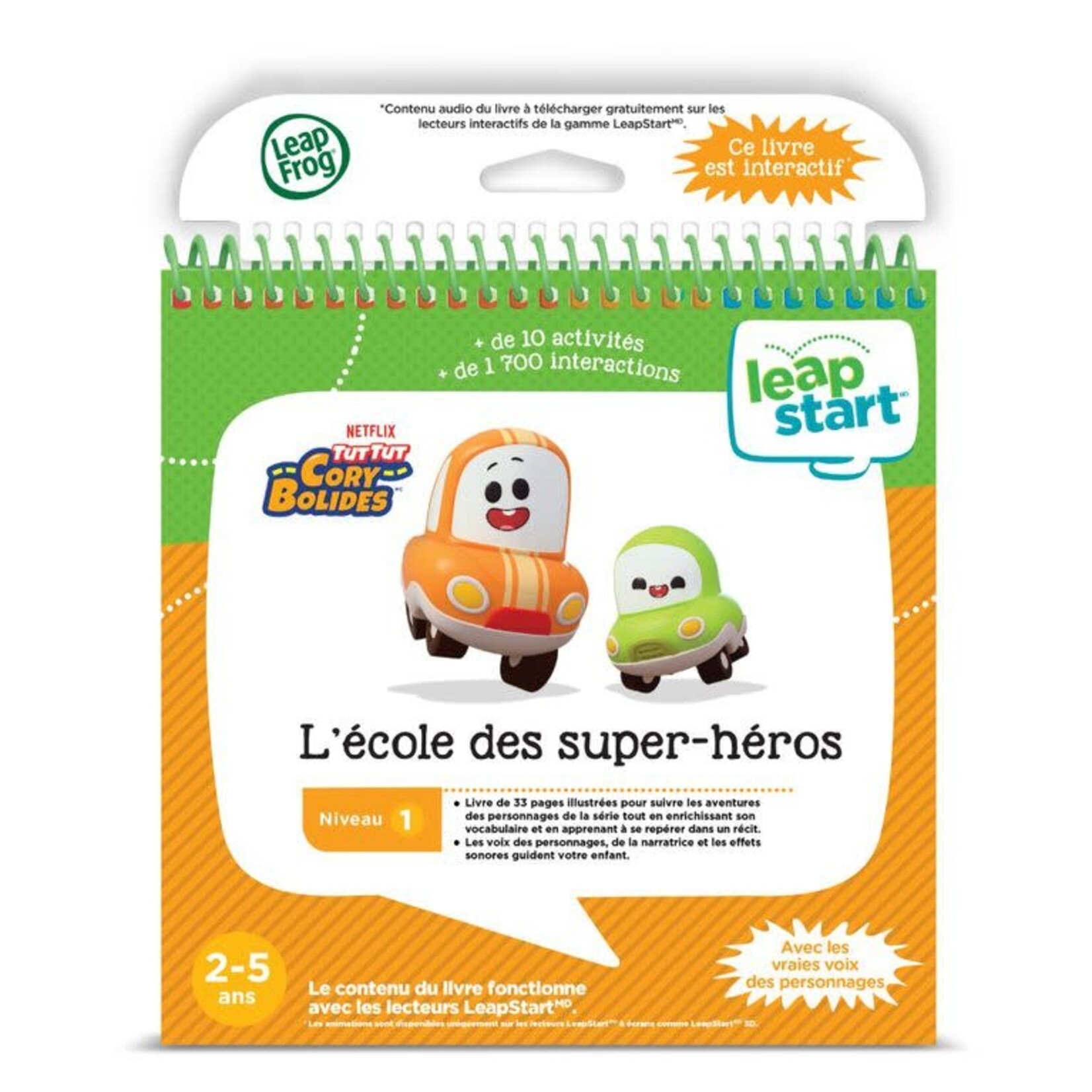 LeapFrog LeapFrog - LeapStart : Tut Tut Cory Bolides - Cory Bolides - L'école des super-héros