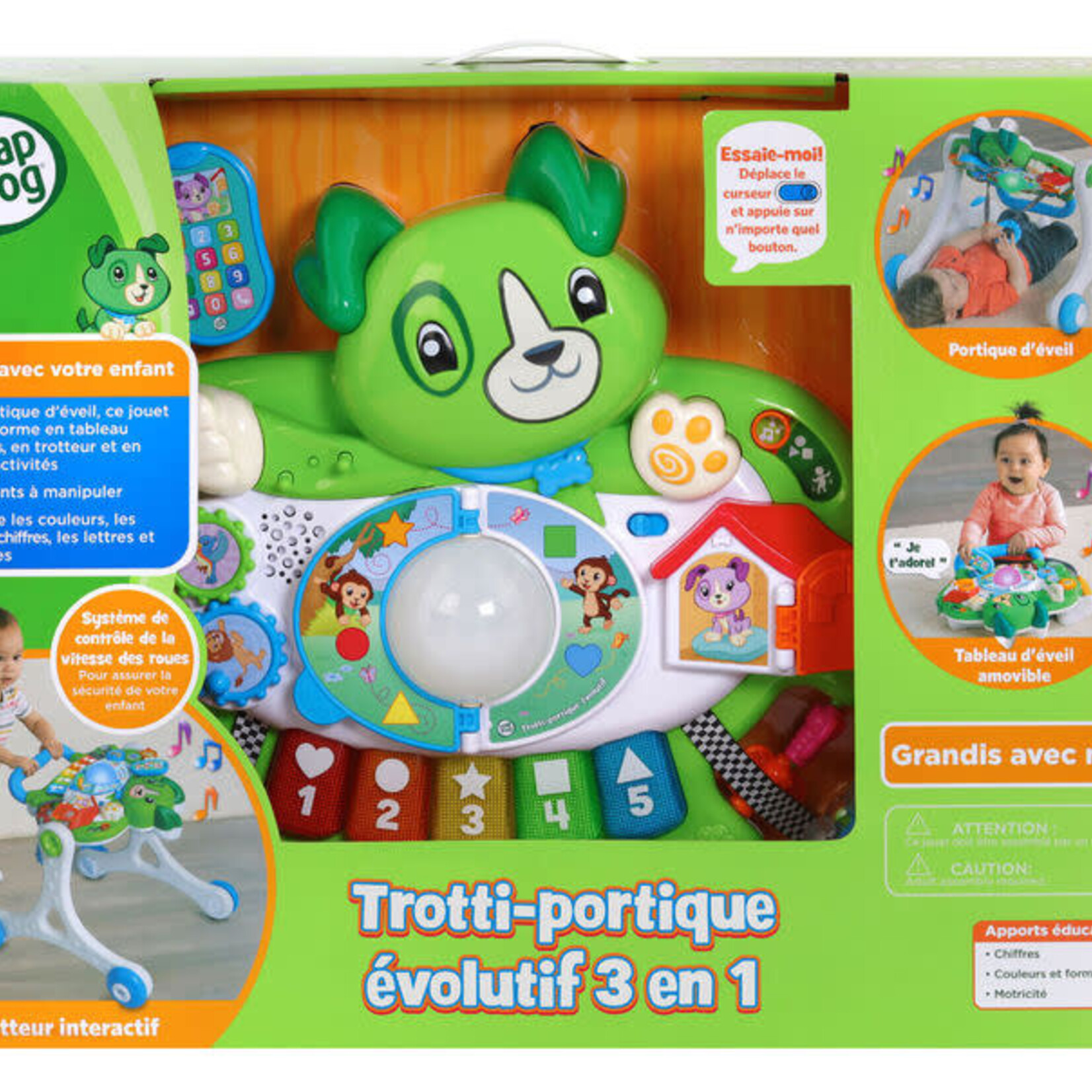 LeapFrog LeapFrog - Trotti-portique évolutif 3 en 1