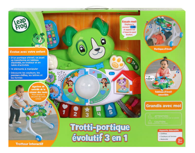 LeapFrog LeapFrog - Trotti-portique évolutif 3 en 1