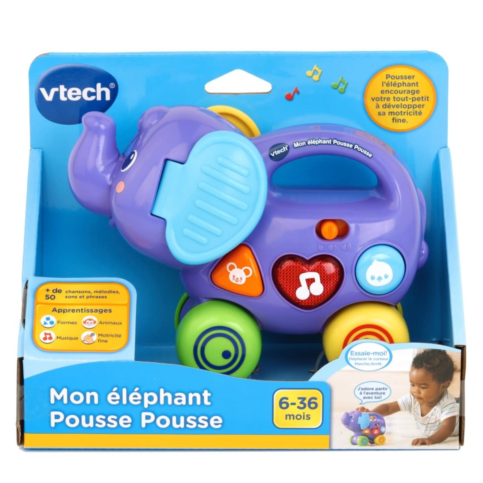 VTech ****VTech - Mon éléphant Pousse Pousse