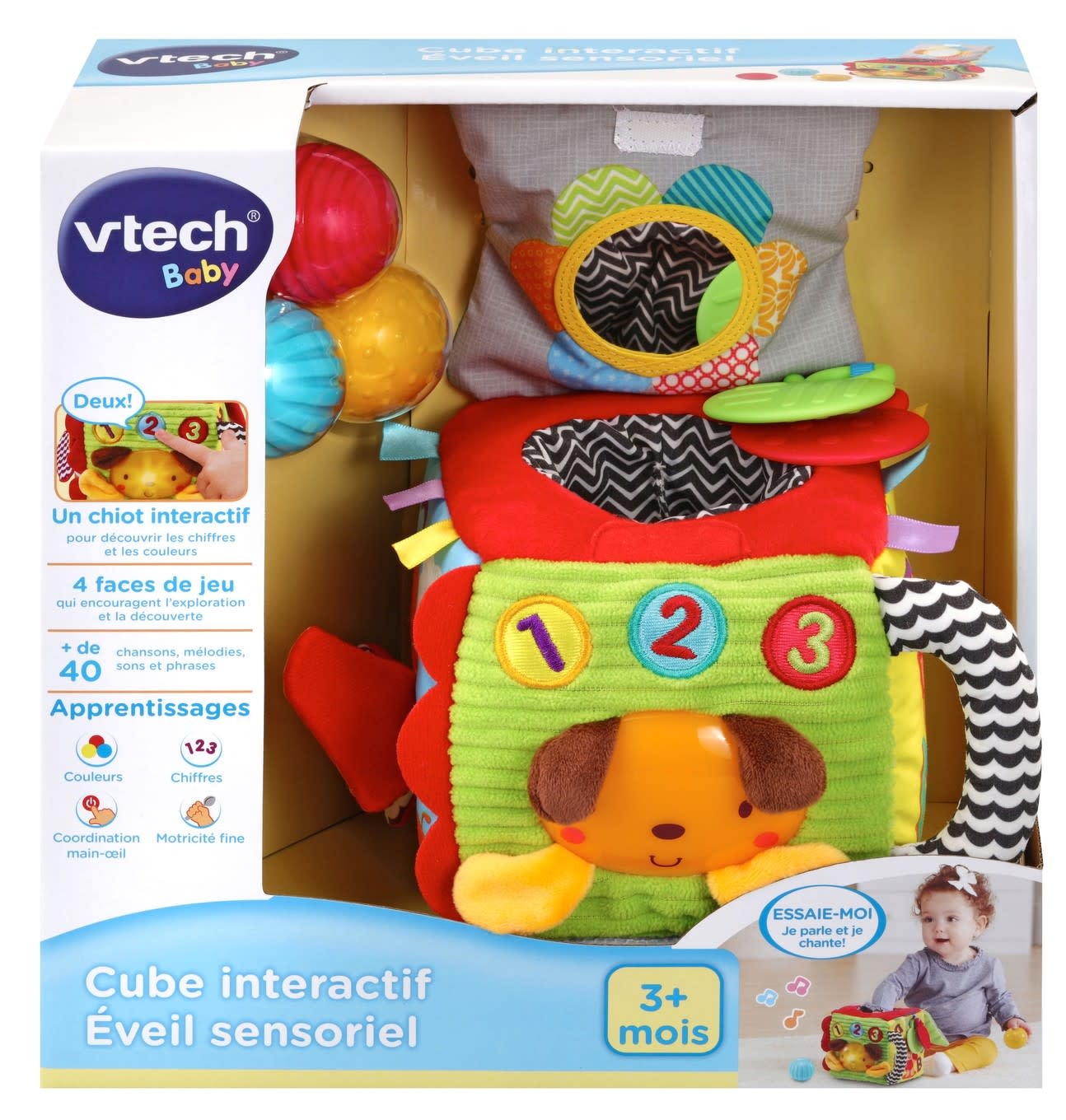 VTech *****VTech Baby - Cube interactif Éveil sensoriel