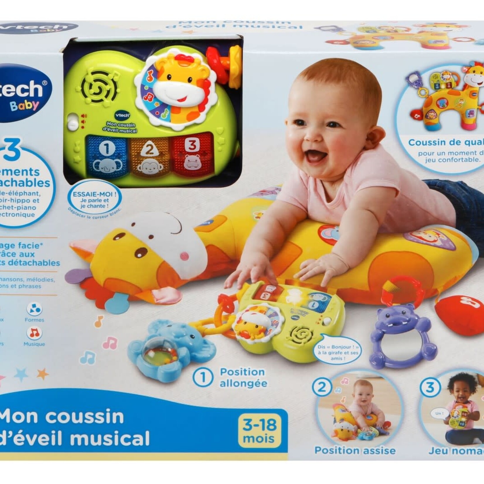 VTech VTech Baby - Mon coussin d'éveil musical