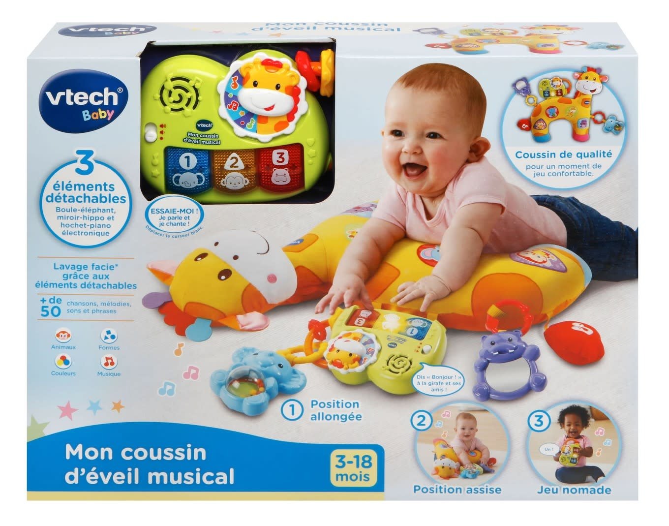 VTech VTech Baby - Mon coussin d'éveil musical