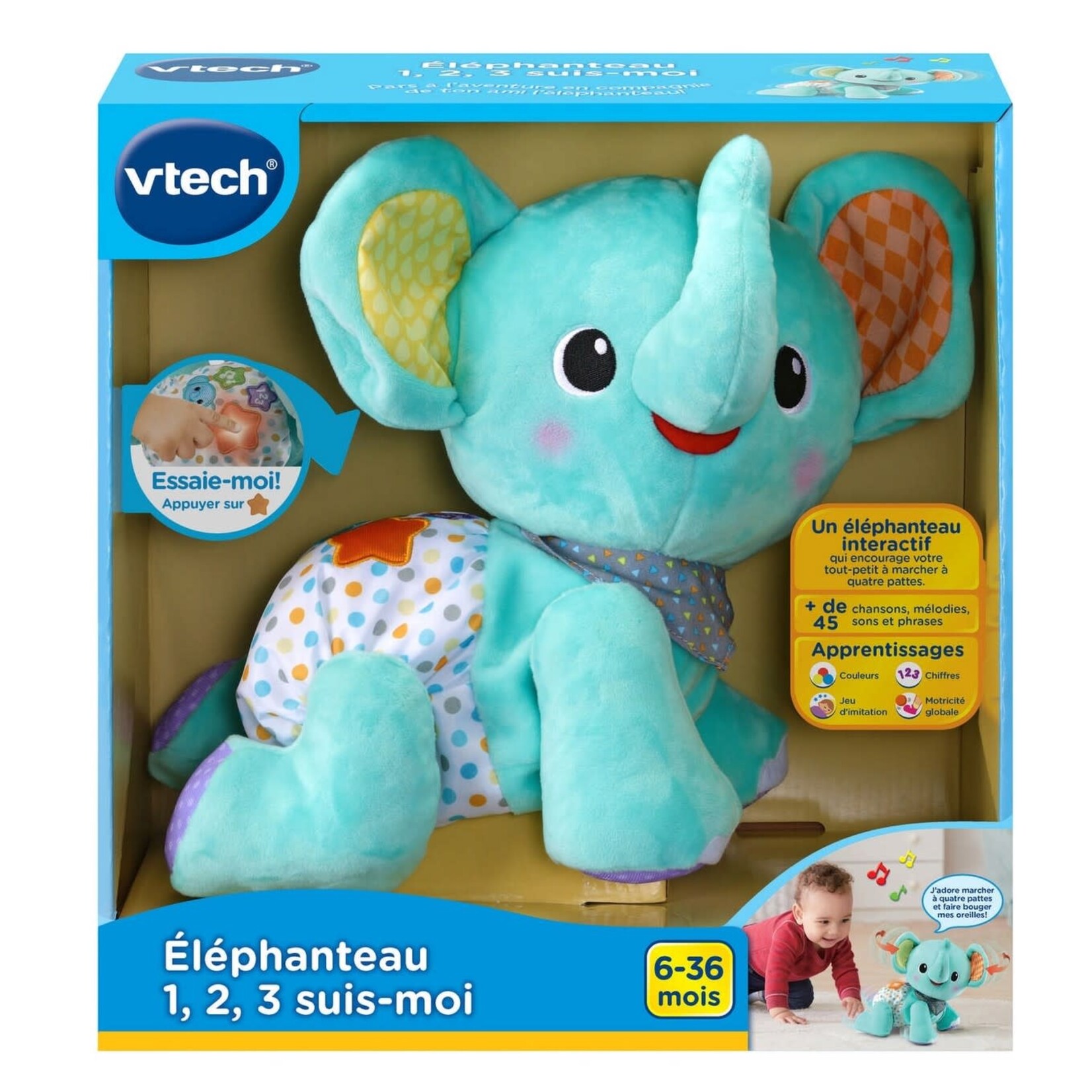 VTech VTech - Éléphanteau 1, 2, 3, suis-moi