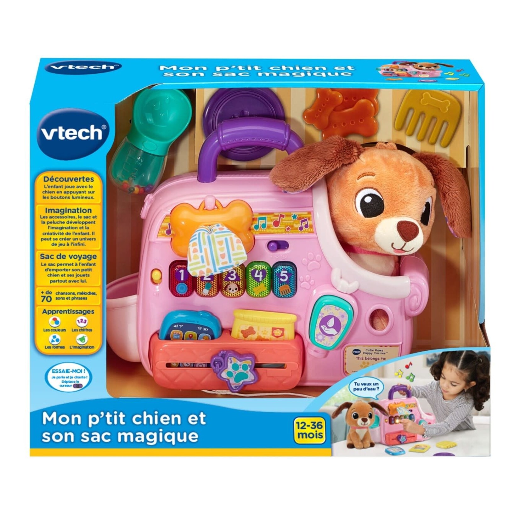 VTech VTech Mon p'tit chien et sac magique