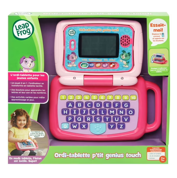LeapFrog LeapFrog Ordi-tablette p'tit genius Touch Rose