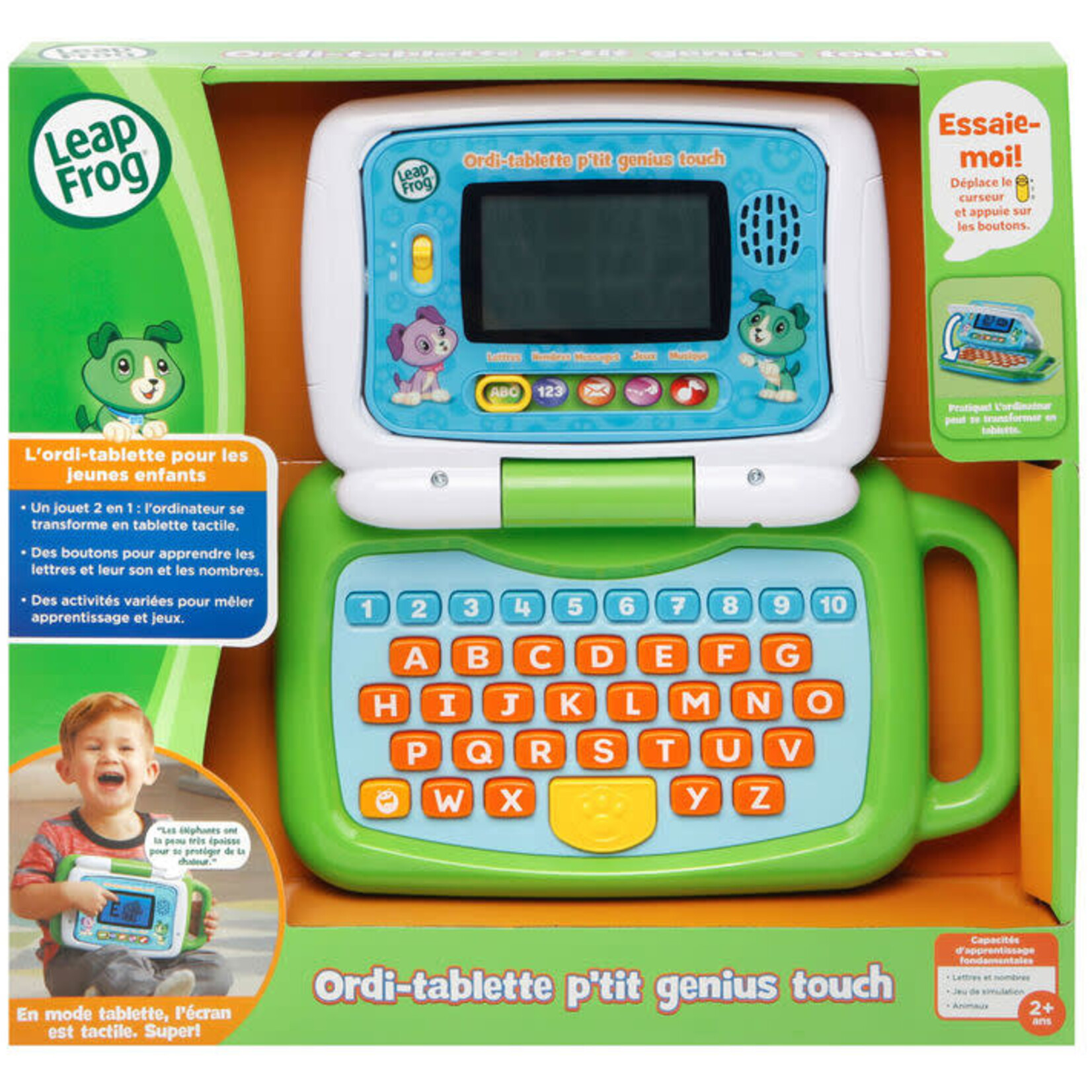 LeapFrog LeapFrog - Ordi-Tablette p'tit genius touch