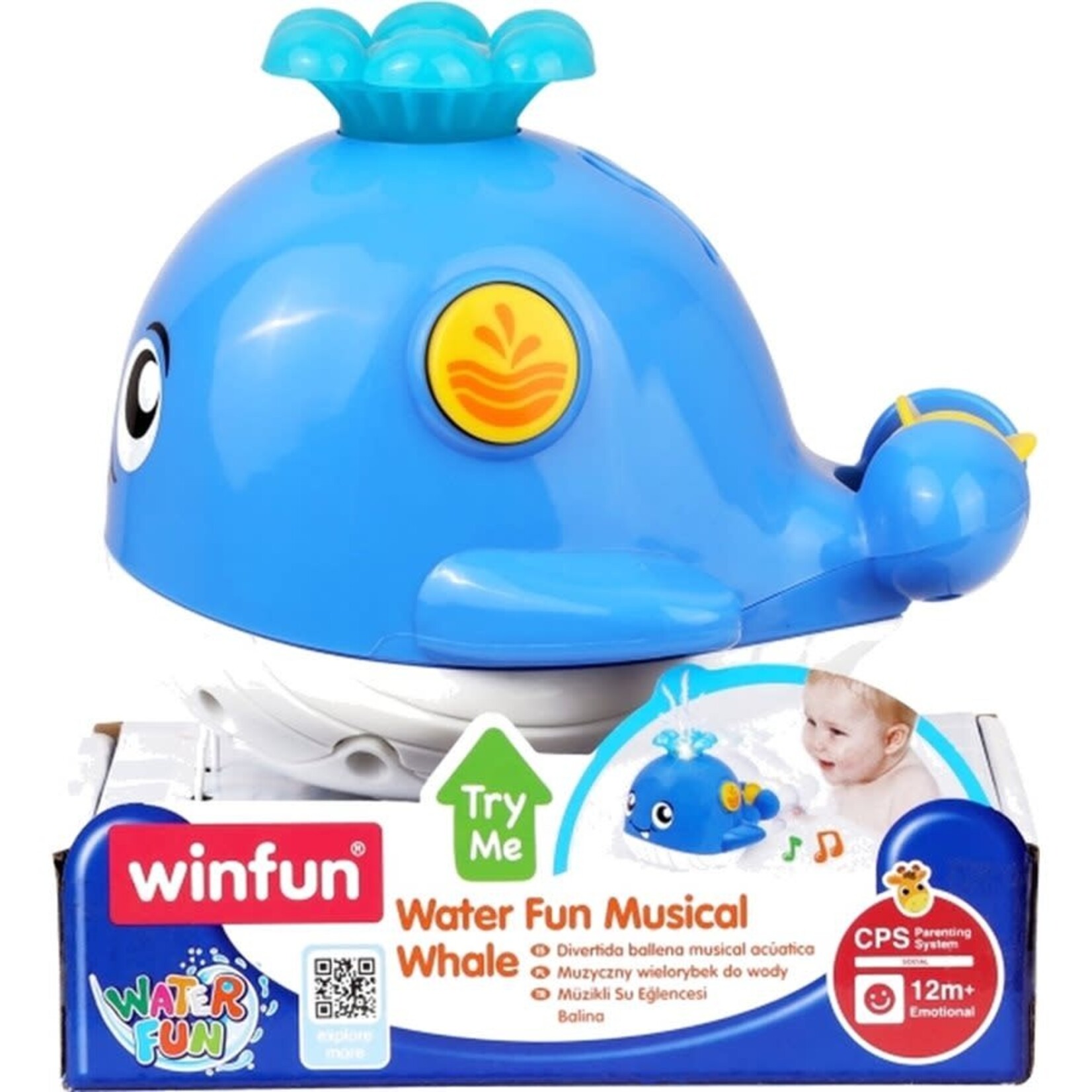 Winfun Winfun - Baleine musicale de bain