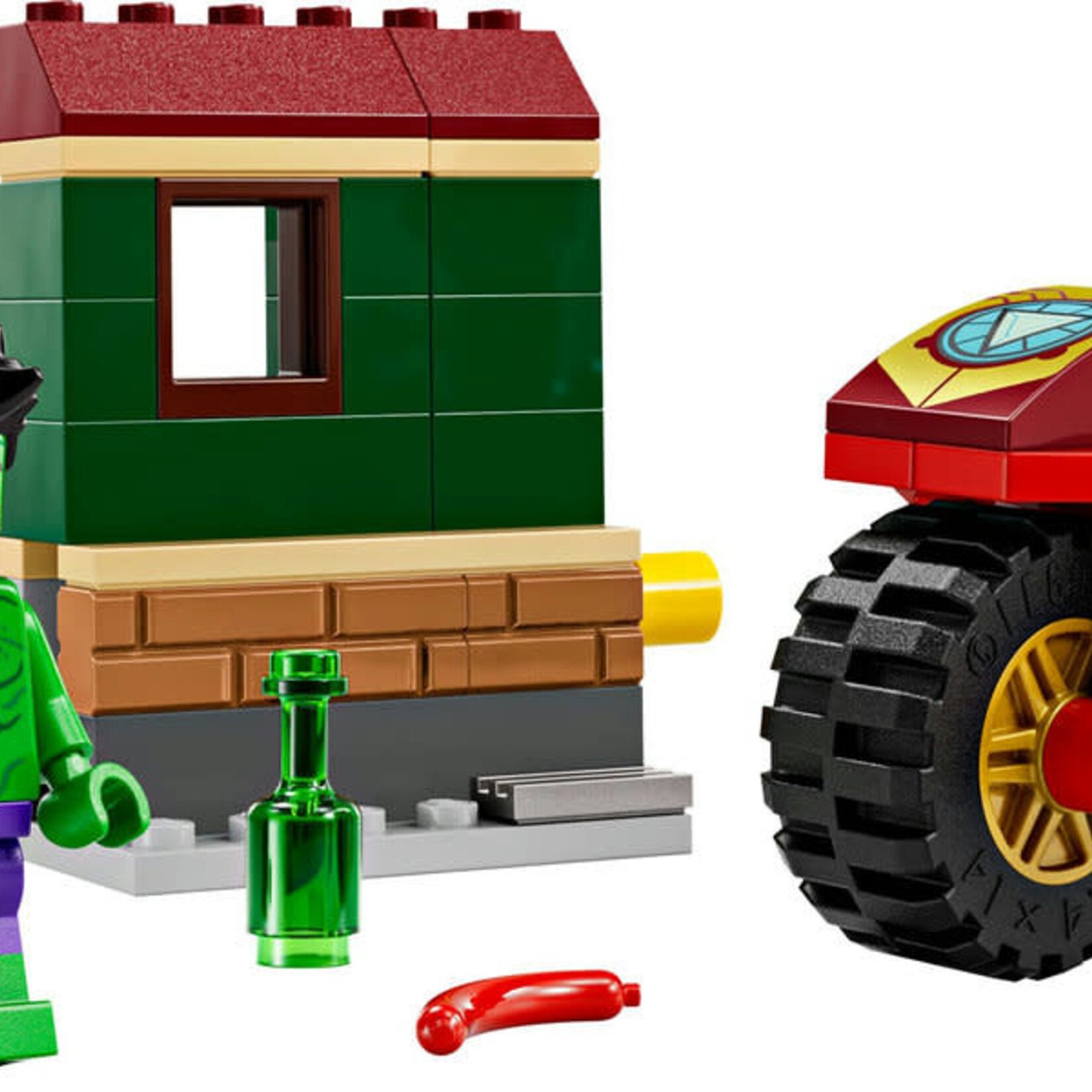 Lego Lego 76287 Marvel - Iron Man avec une moto et Hulk