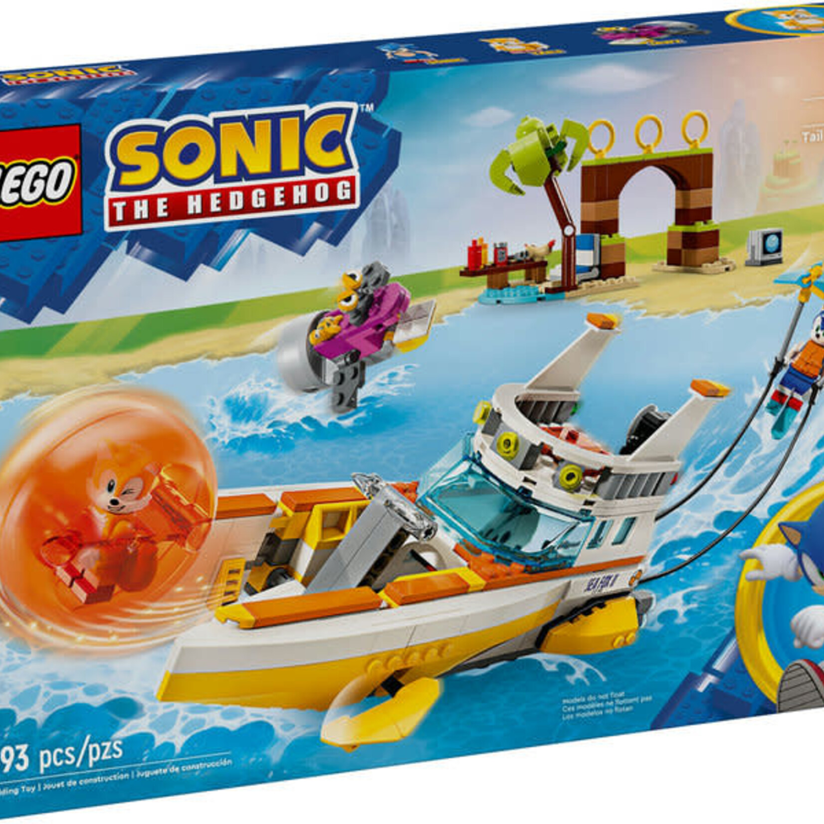 Lego Lego 76997 Sonic - Le bateau d’aventure de Tails