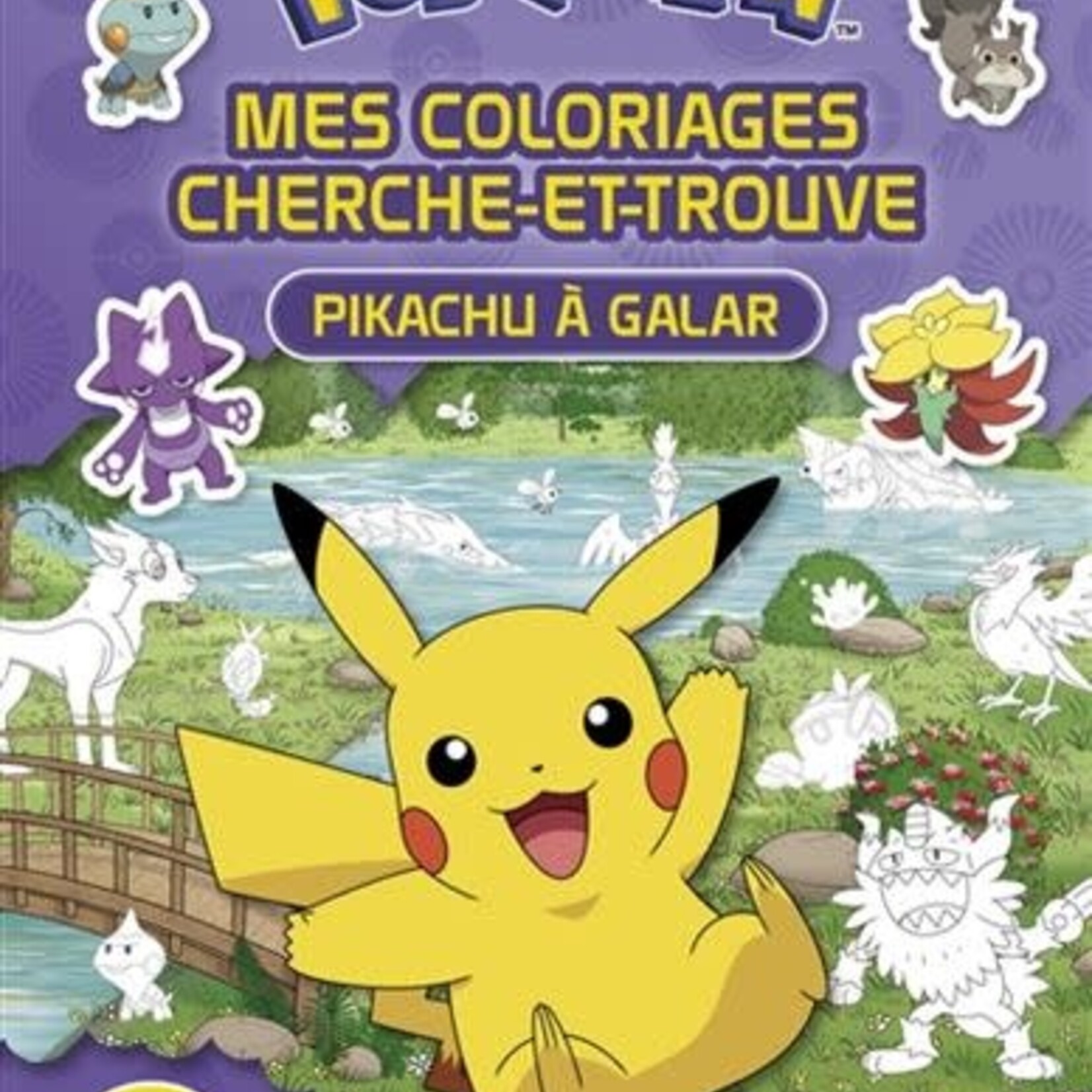 Les livres du dragon d'or Pokémon - Mes Coloriages Cherche-Et-Trouve - Pikachu à Galar