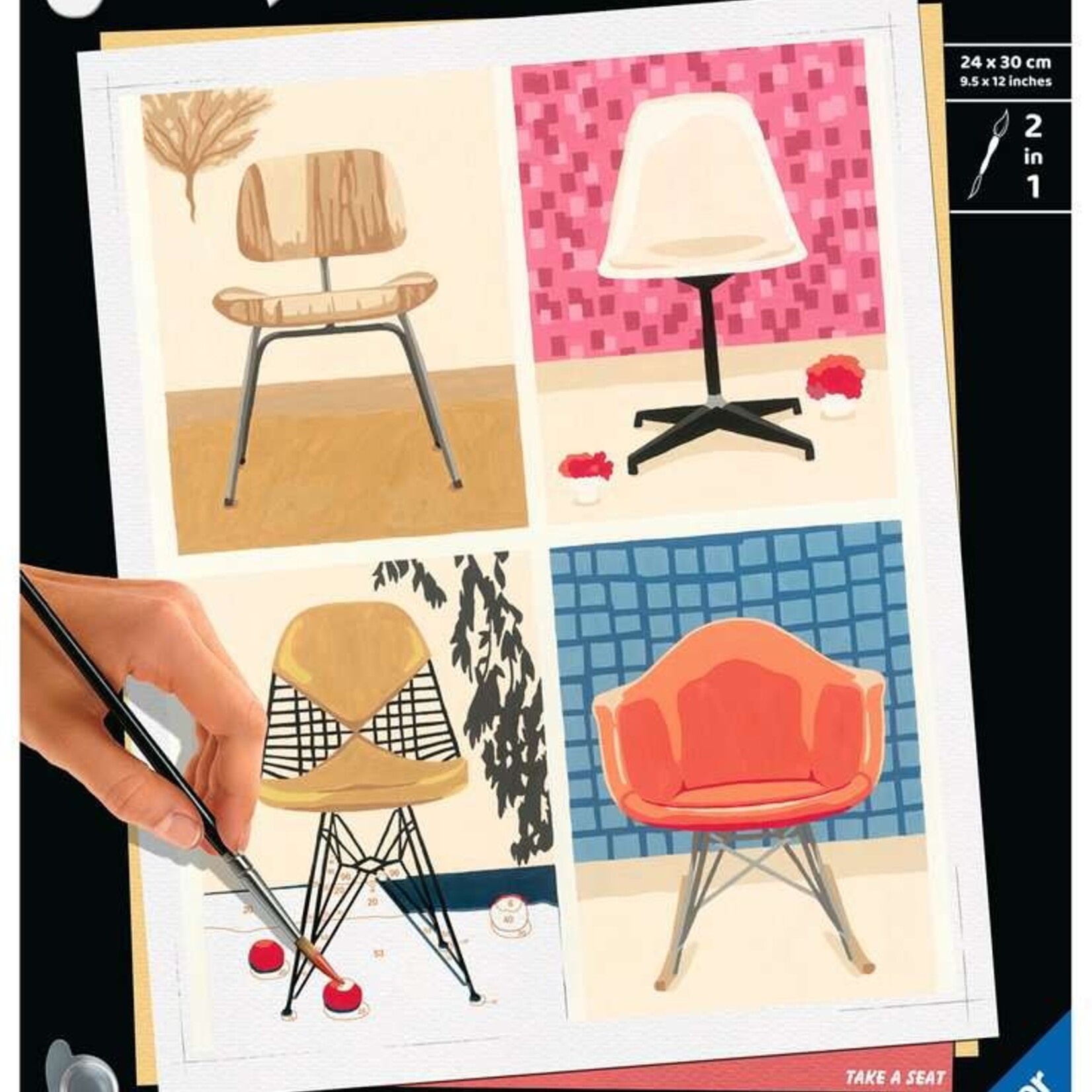 Ravensburger ***** Ravens CreArt  Painting by numbers Take a seat