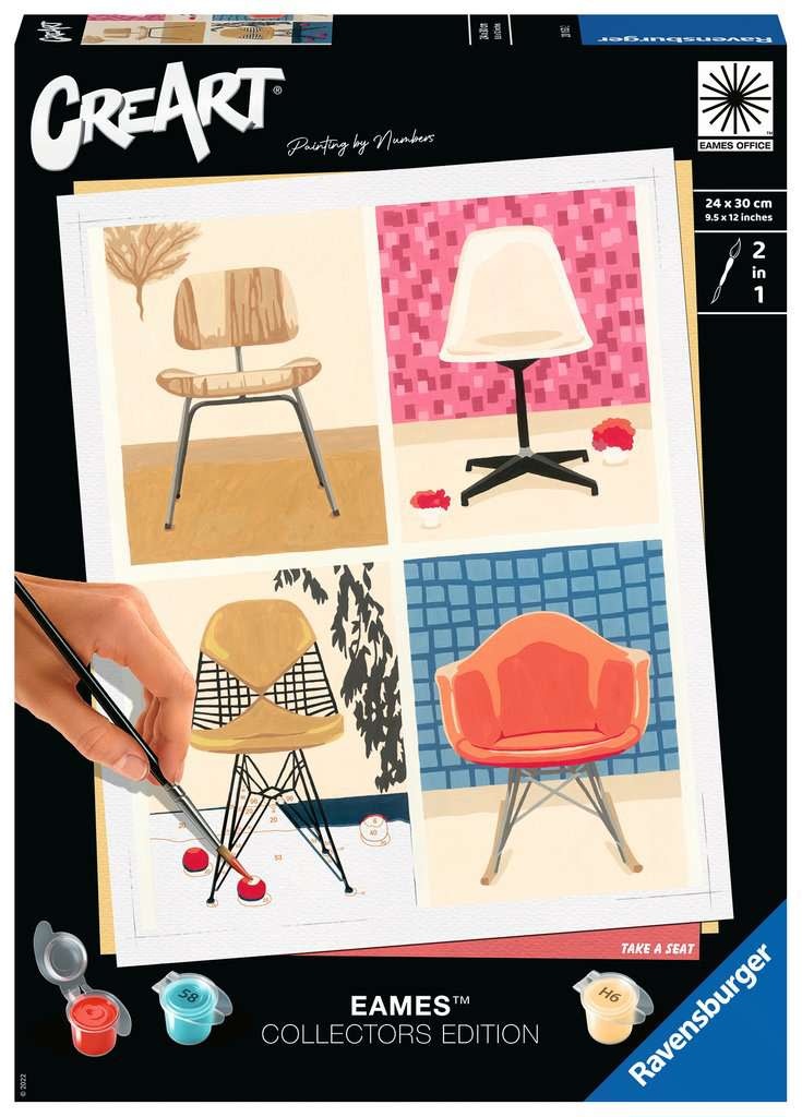 Ravensburger ***** Ravens CreArt  Painting by numbers Take a seat