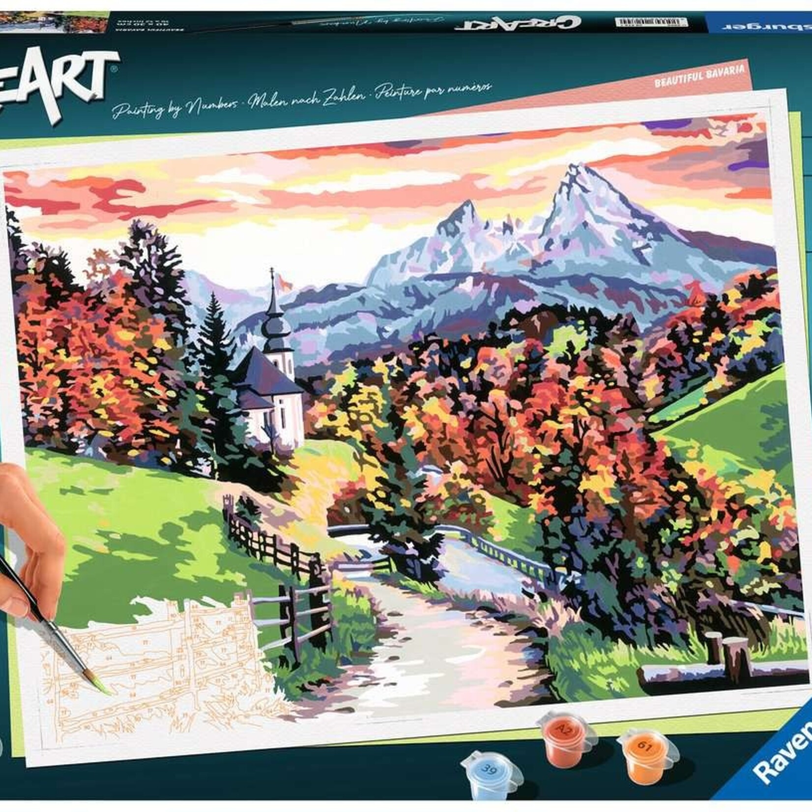 Ravensburger ***** Ravens CreArt  Painting by numbers Beautiful Bavaria