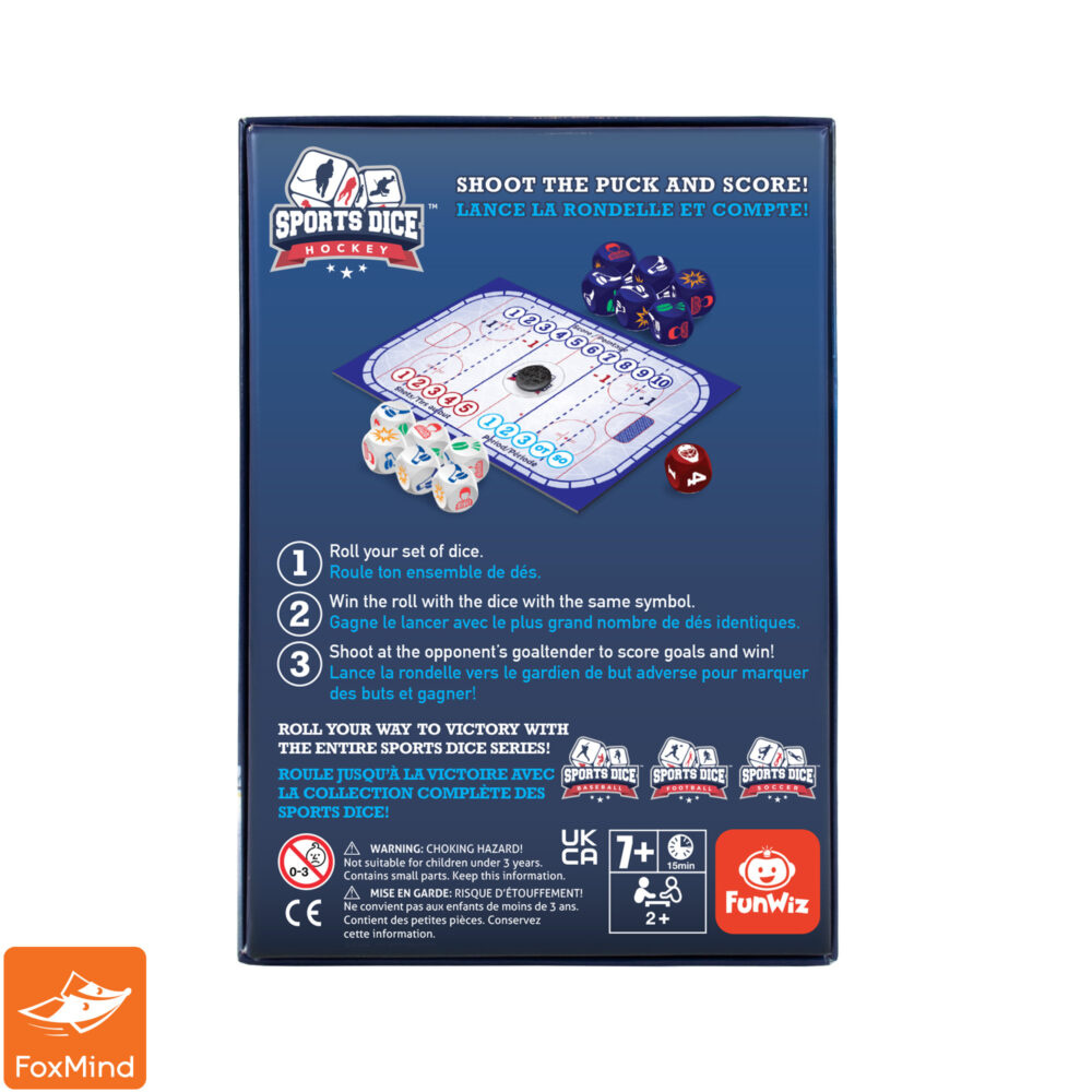 FunWiz Sports Dice - Hockey