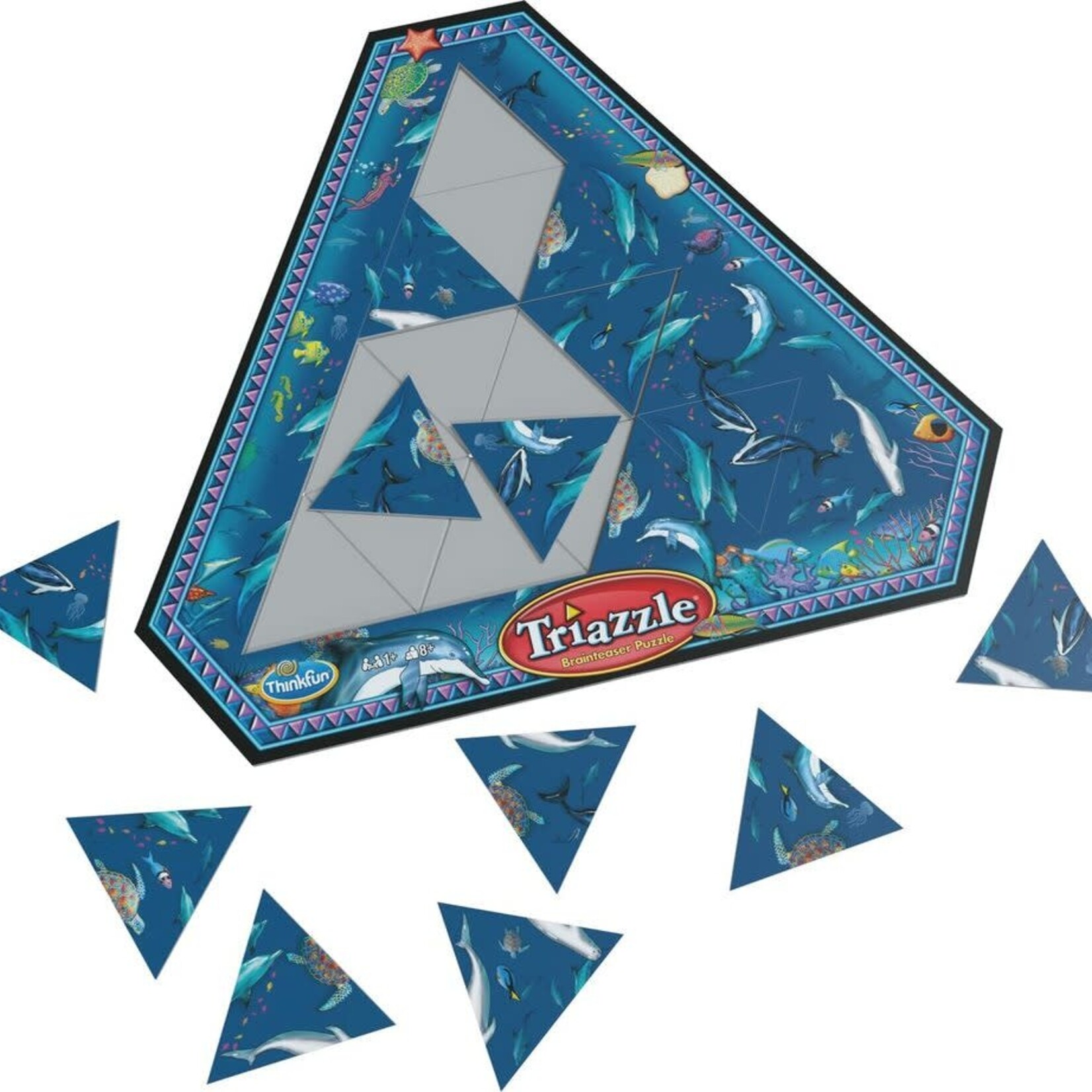 ThinkFun Triazzle - Animaux marins