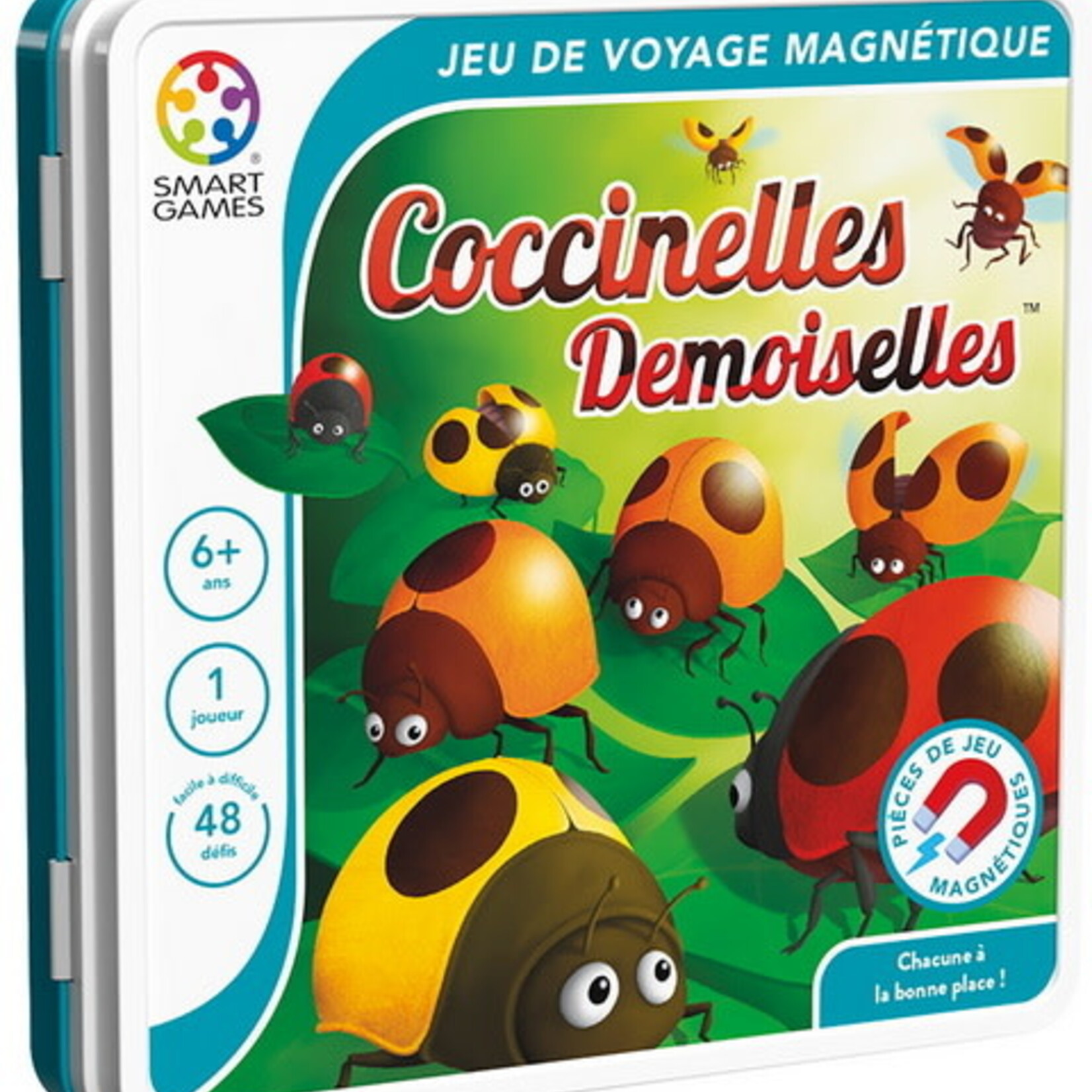 Smart Games Smart Games - Coccinelles Demoiselles (jeu de voyage magnétique)