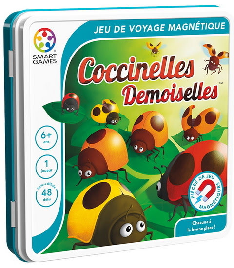 Smart Games Smart Games - Coccinelles Demoiselles (jeu de voyage magnétique)