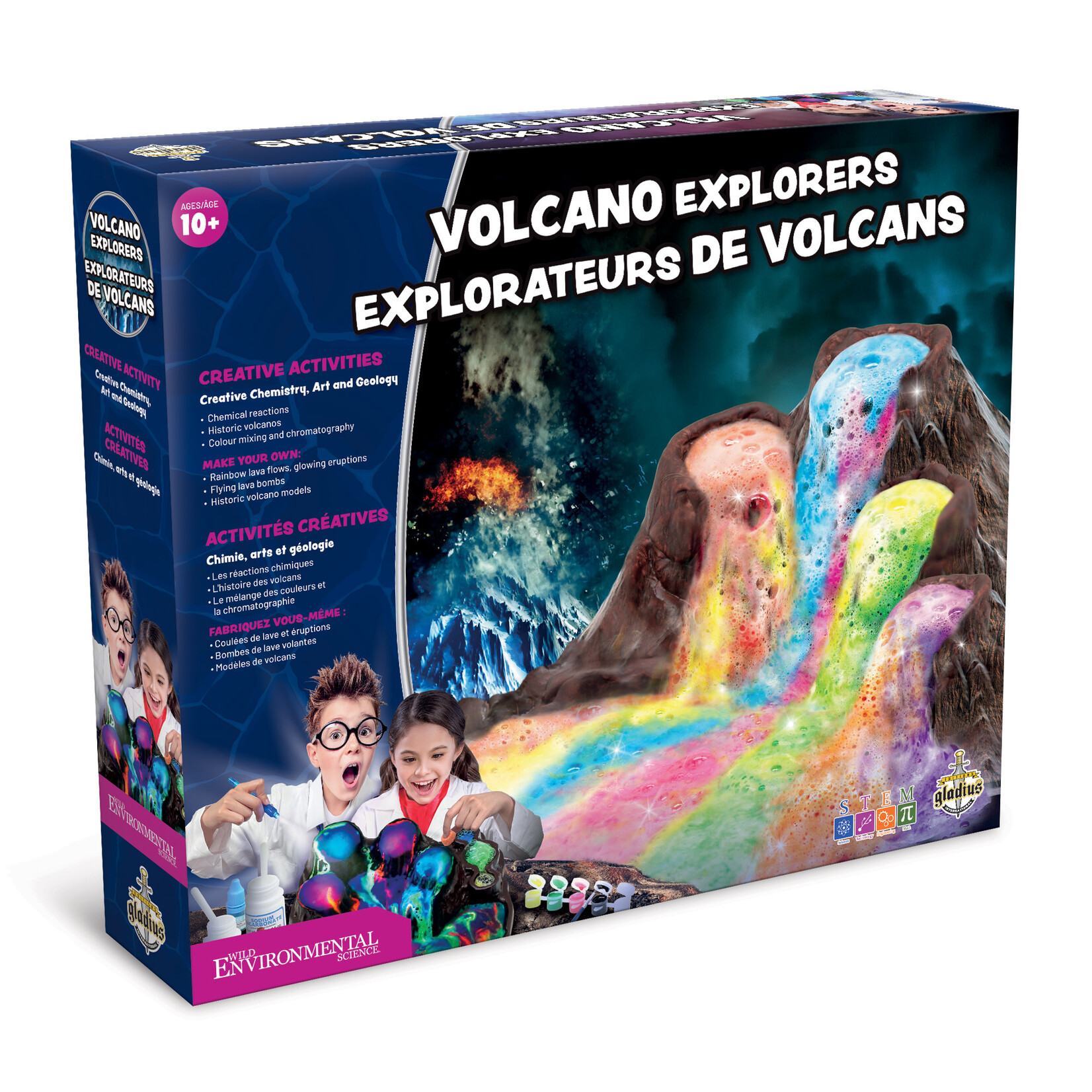 Gladius WES Volcanologue - Éruptions colorées