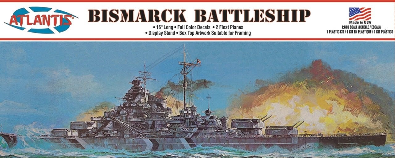 Atlantis Atlantis - Bismarck Battleship 1:618